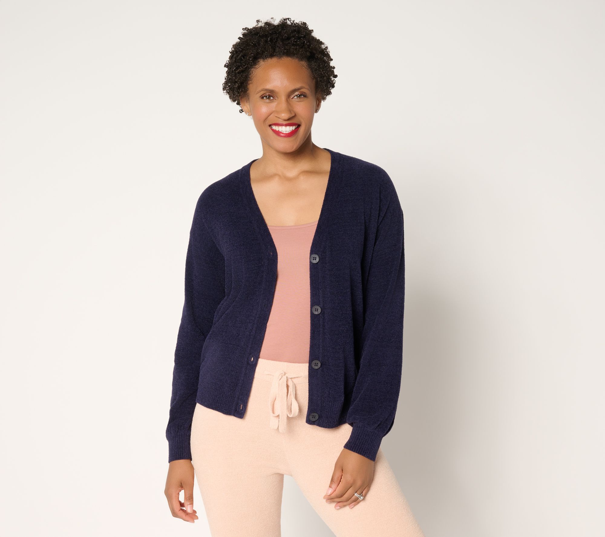 Barefoot Dreams CozyChic Ultra Lite Poof Sleeve Cardigan