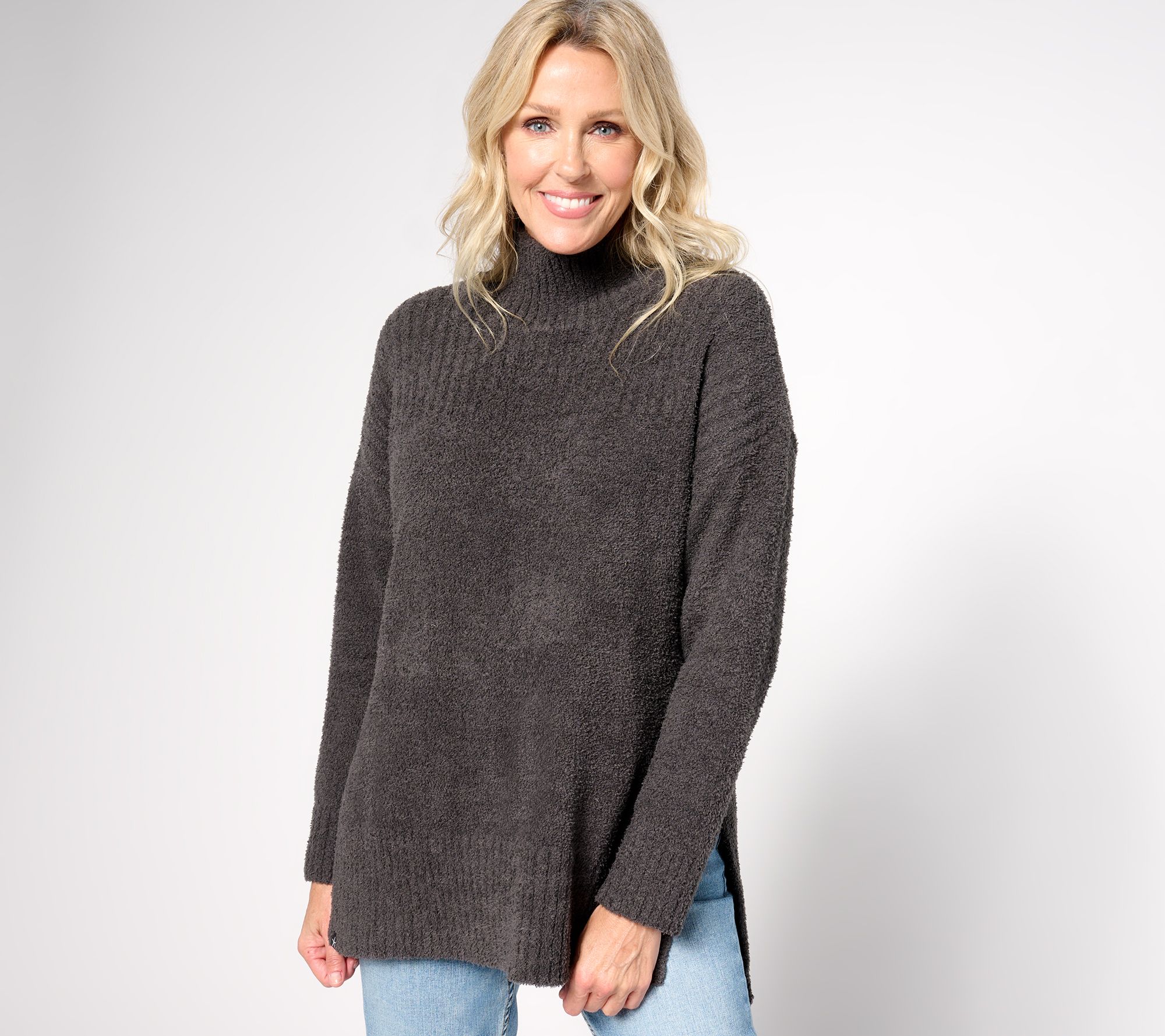 "As Is" Barefoot Dreams CozyChic Hi-Low Pullover