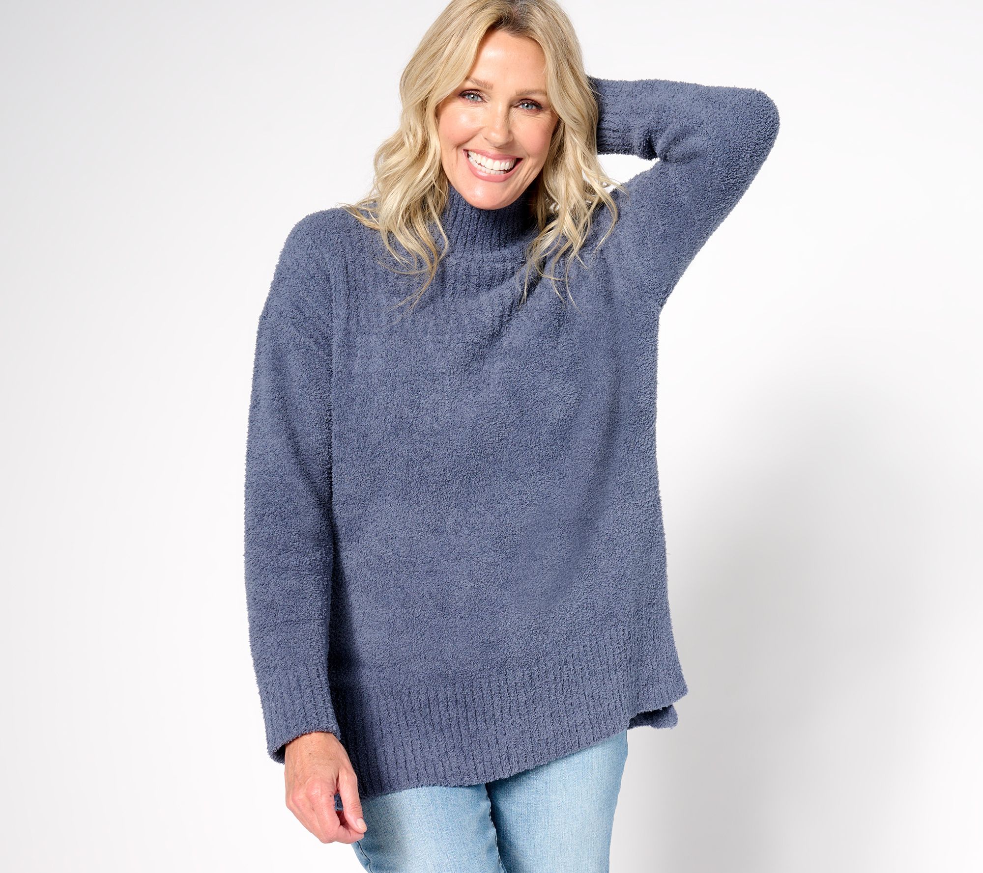 "As Is" Barefoot Dreams CozyChic Hi-Low Pullover