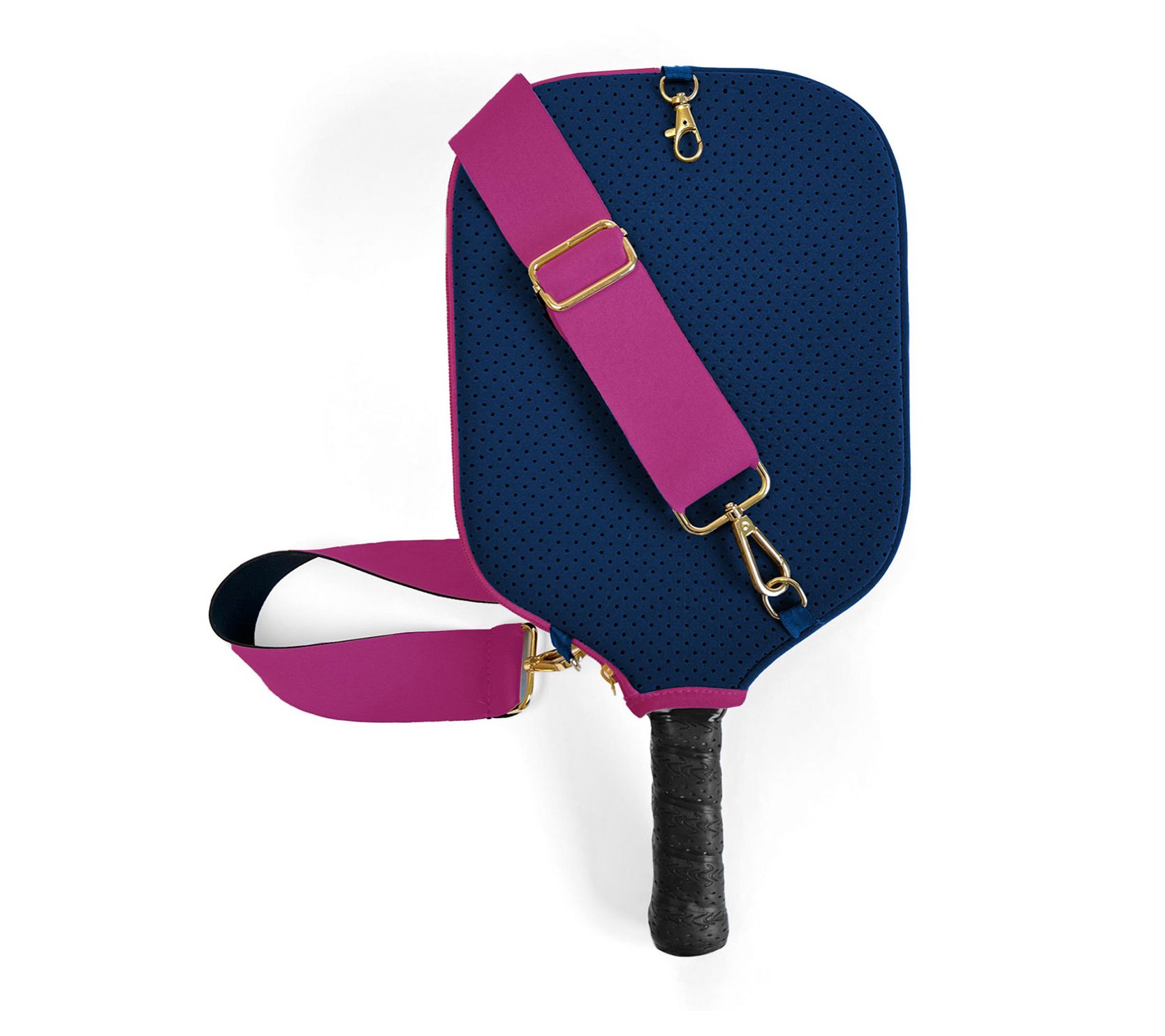 Posh Pickler Pickleball Paddle Cover with Storage & Strap