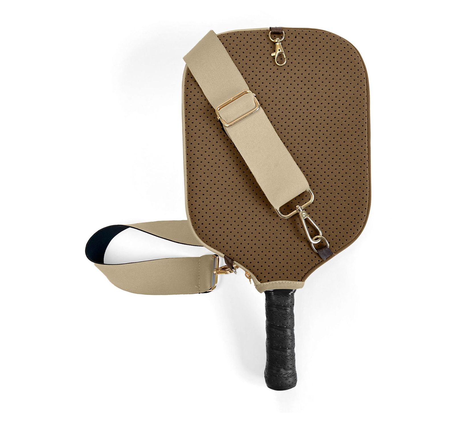 Posh Pickler Pickleball Paddle Cover with Storage & Strap