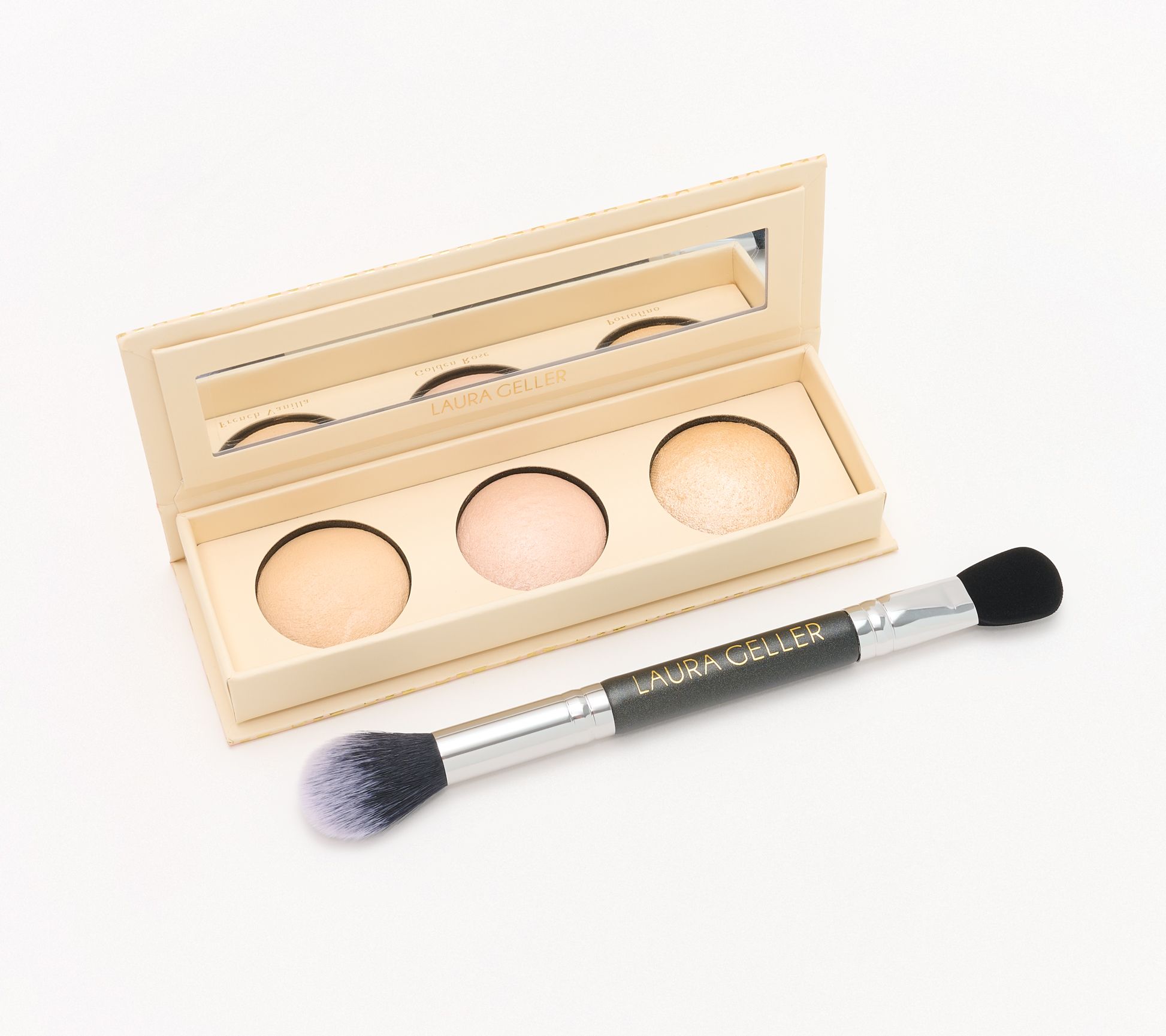 Laura Geller Highlighter Trio with Brush