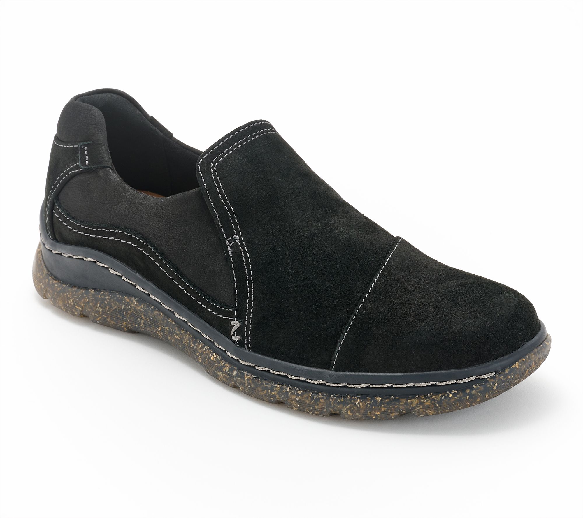 Clarks Signature Leather Slip-Ons -Orlene Slip