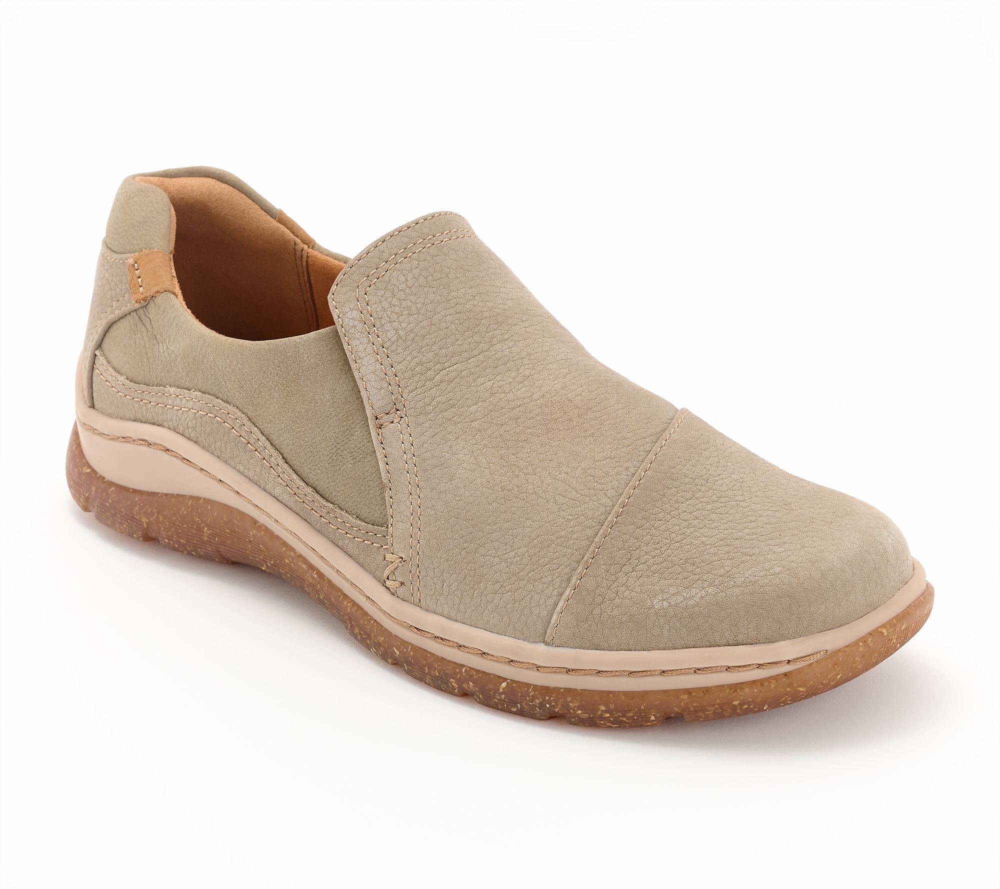 Clarks Signature Leather Slip-Ons -Orlene Slip