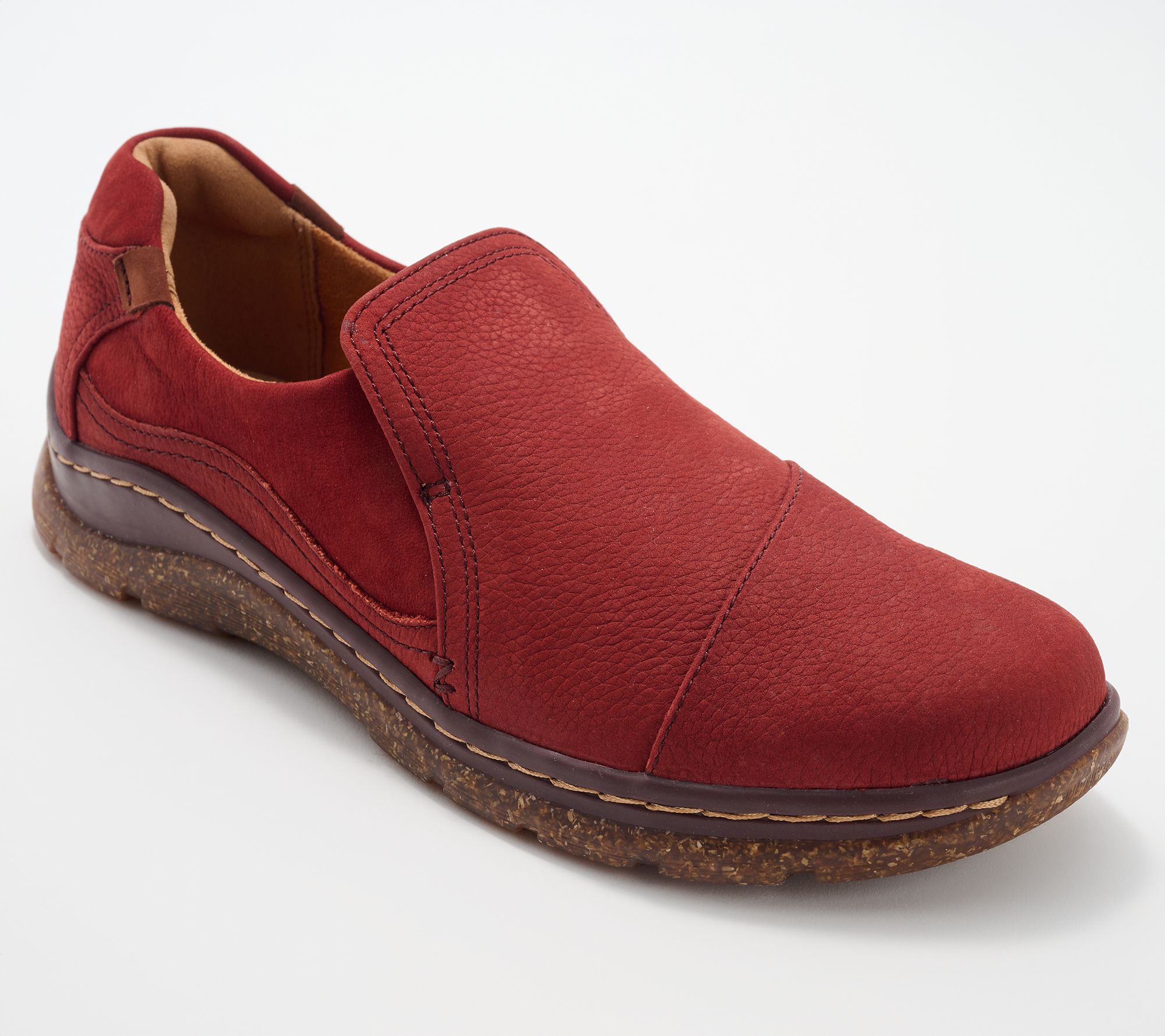 Clarks Signature Leather Slip-Ons -Orlene Slip