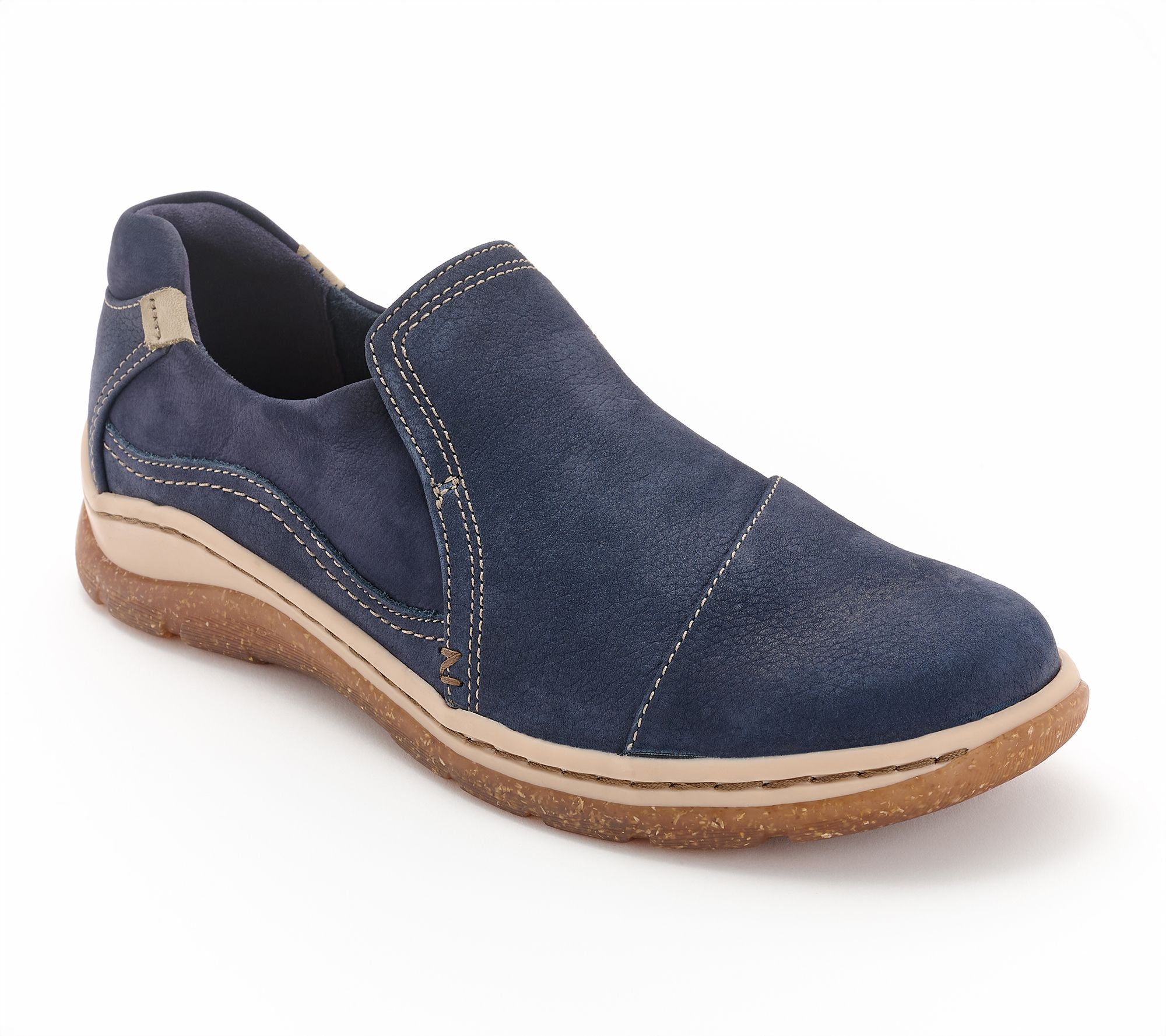 Clarks Signature Leather Slip-Ons -Orlene Slip