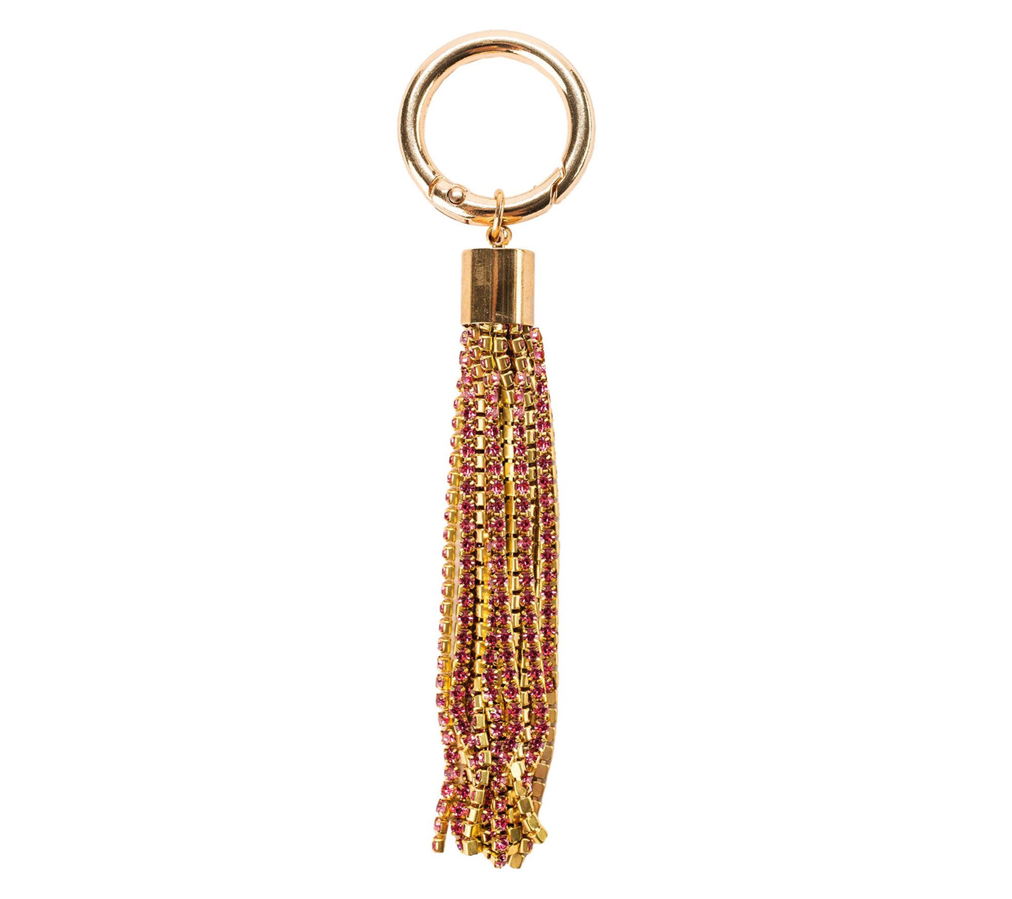 Violet & Brooks Brooke Rhinestone Tassel Bag Charm