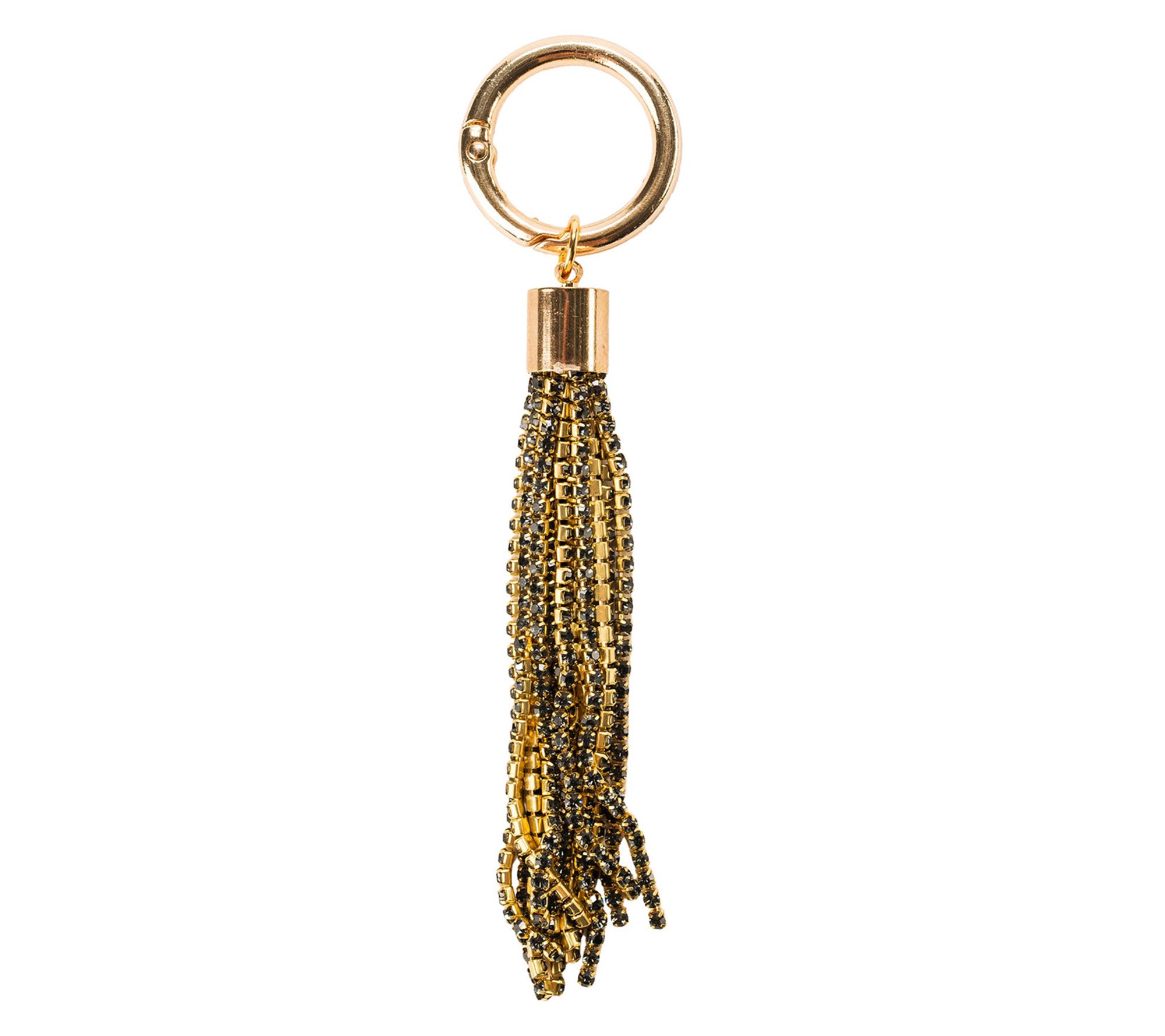 Violet & Brooks Brooke Rhinestone Tassel Bag Charm