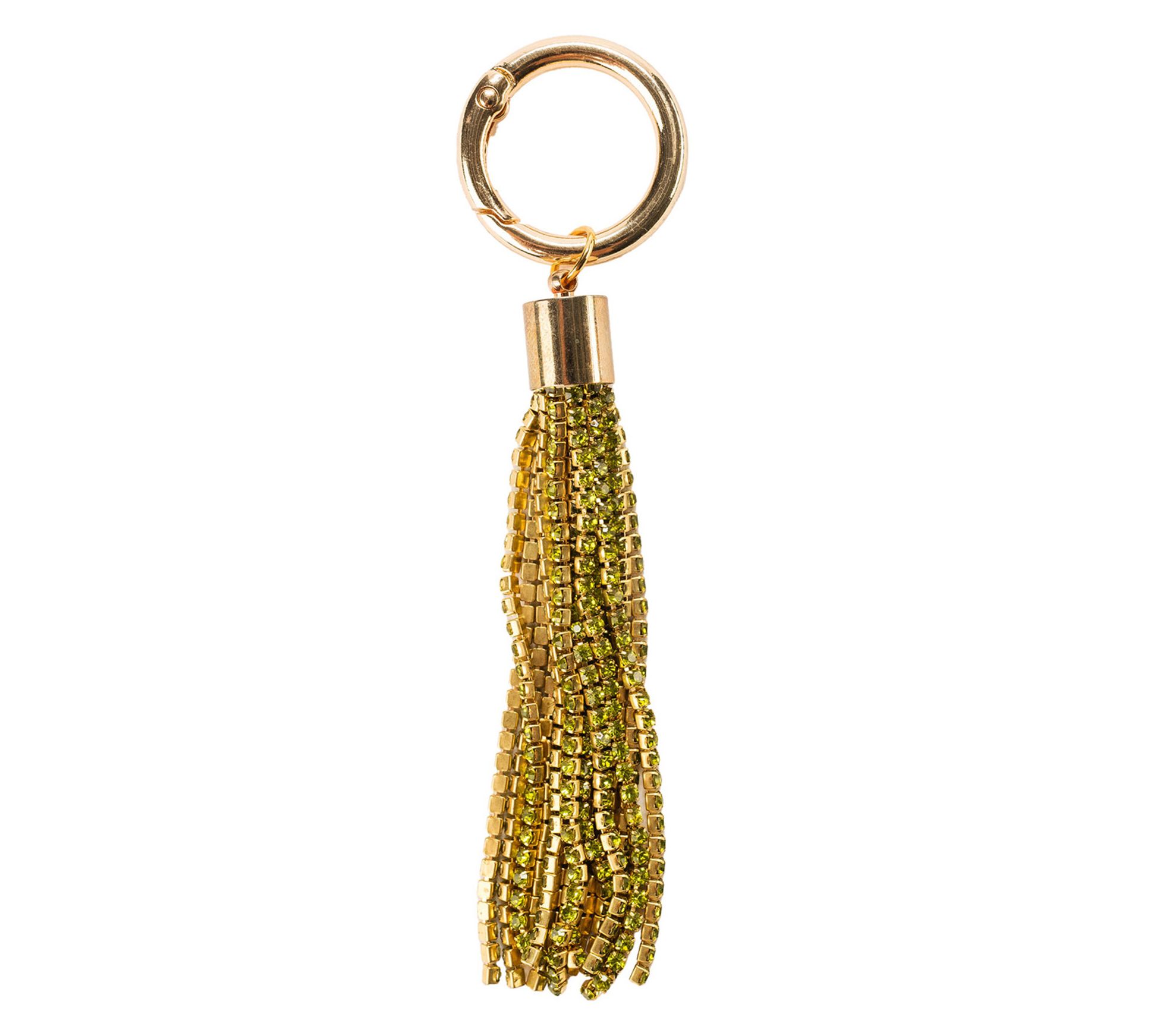 Violet & Brooks Brooke Rhinestone Tassel Bag Charm