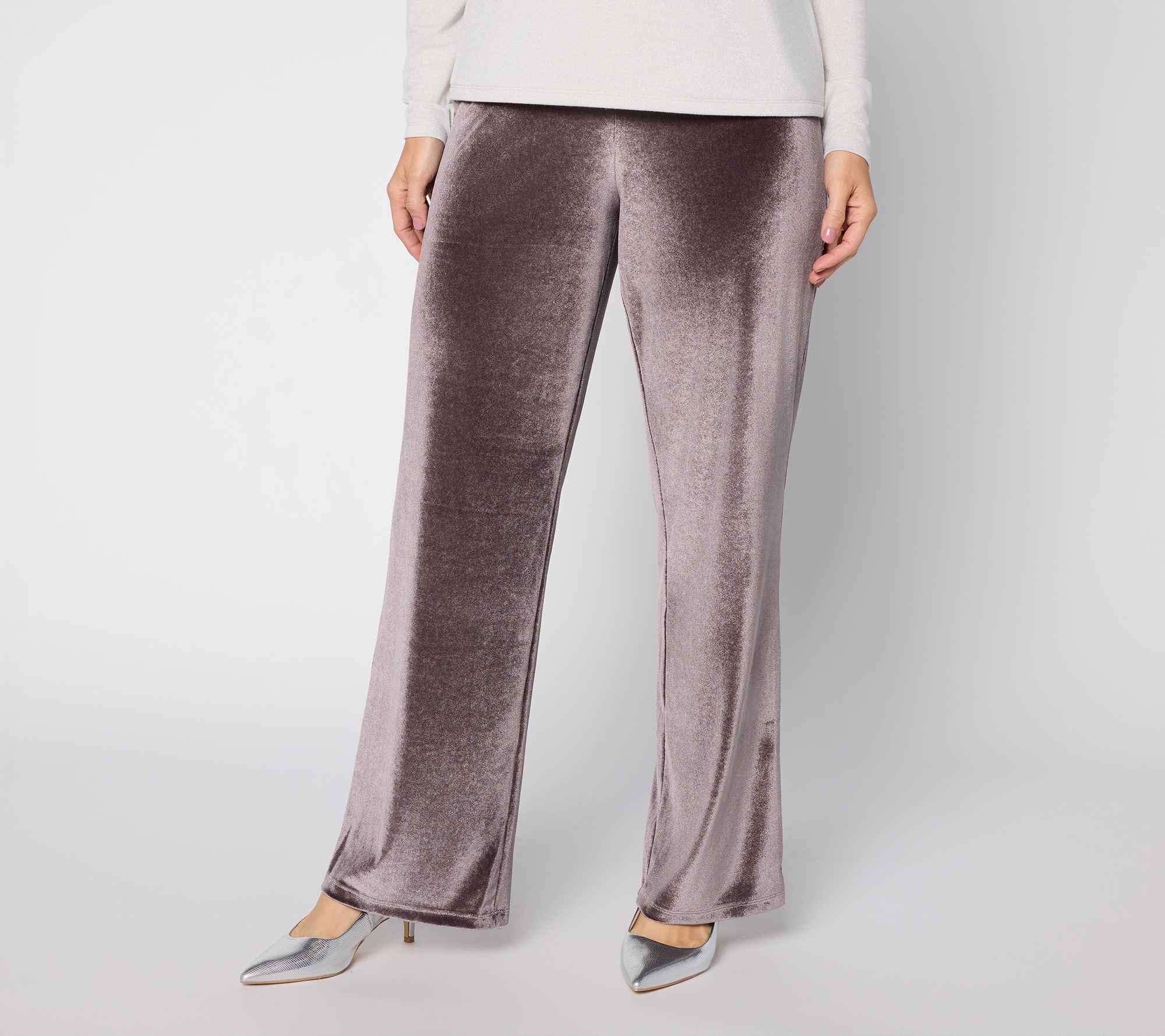 BEAUTIFUL by Lawrence Zarian Regular Velvet Pants