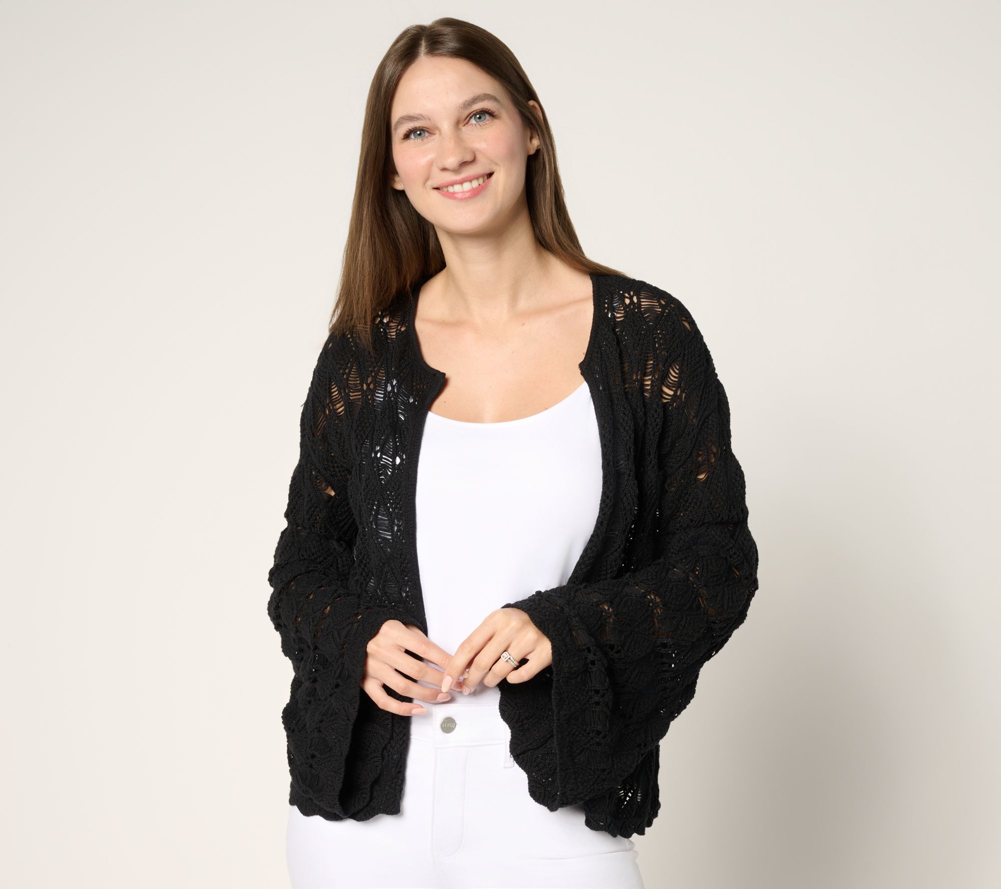 "As Is" Me by Jennie Garth Carol Crochet Topper