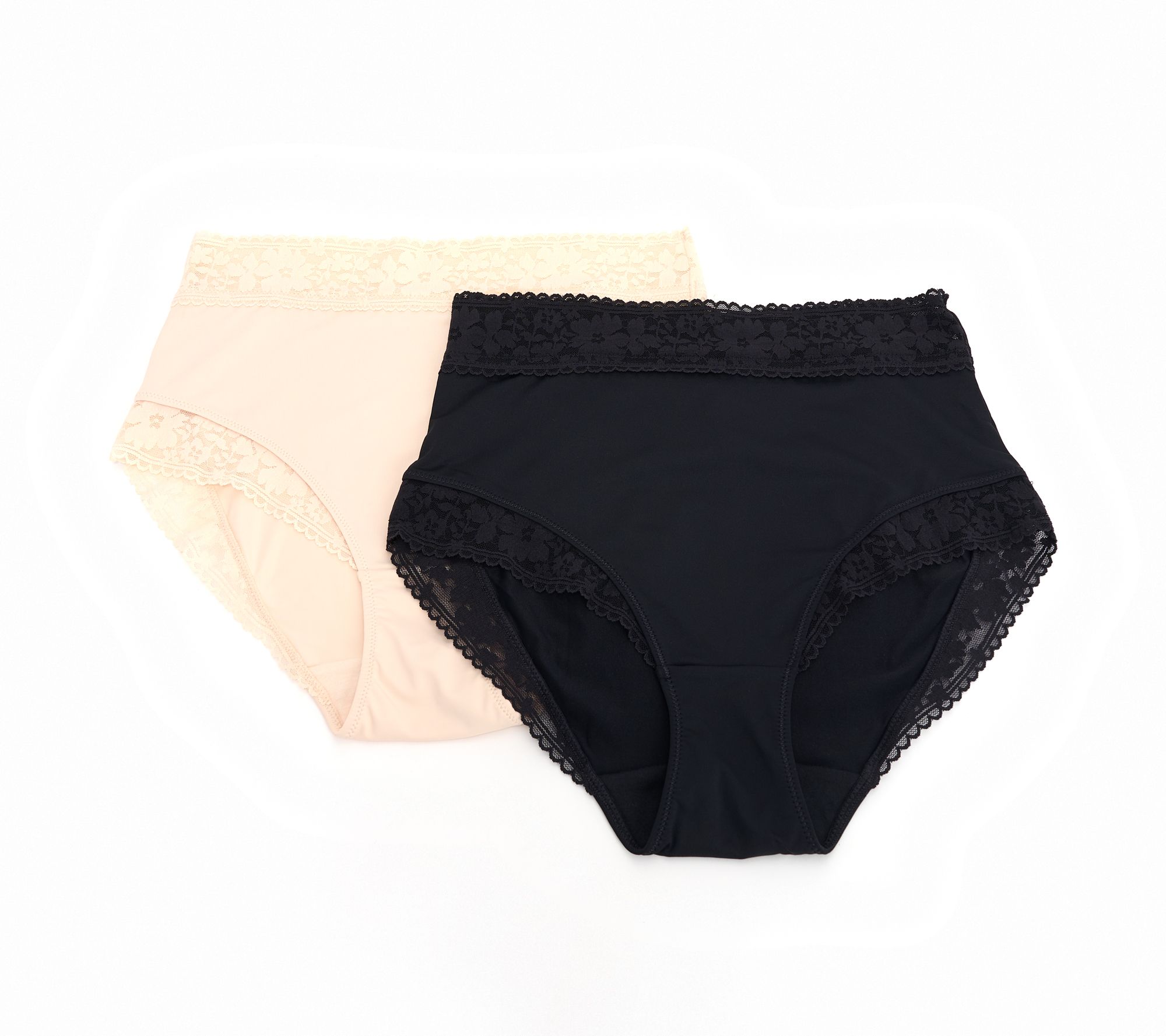 Anybody Intimates High Waist Brief with Lace Set of 2