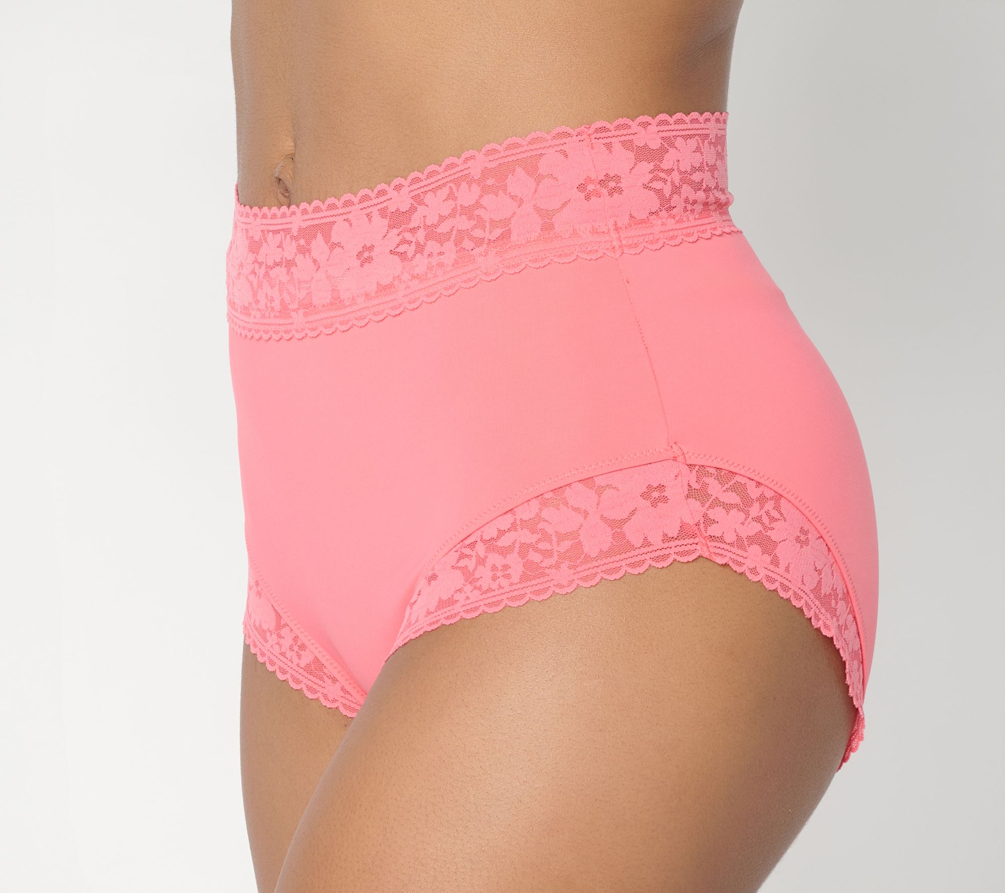 Anybody Intimates High Waist Brief with Lace Set of 2
