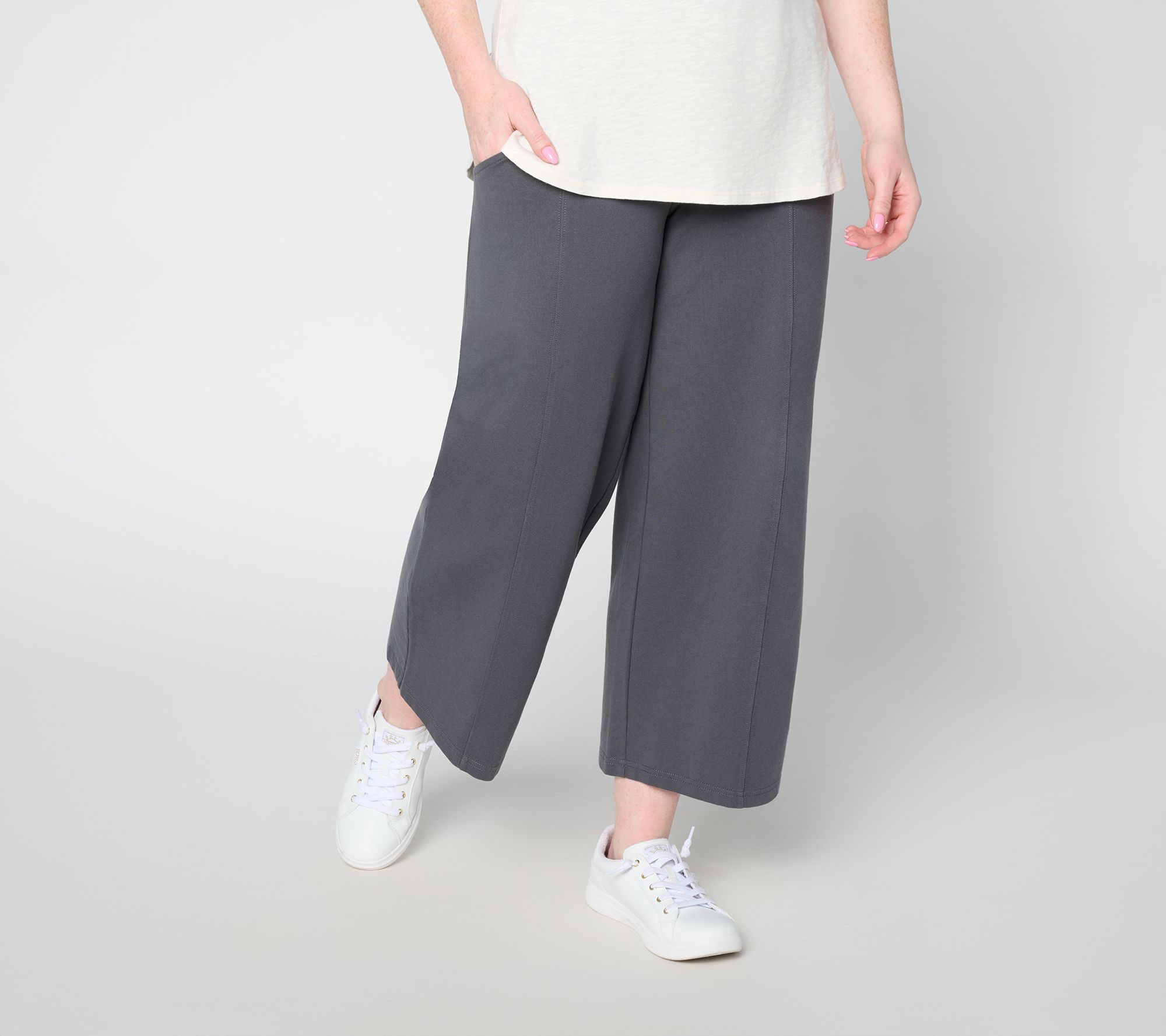 Me by Jennie Garth Regular Coast Pull-On Cropped Pants