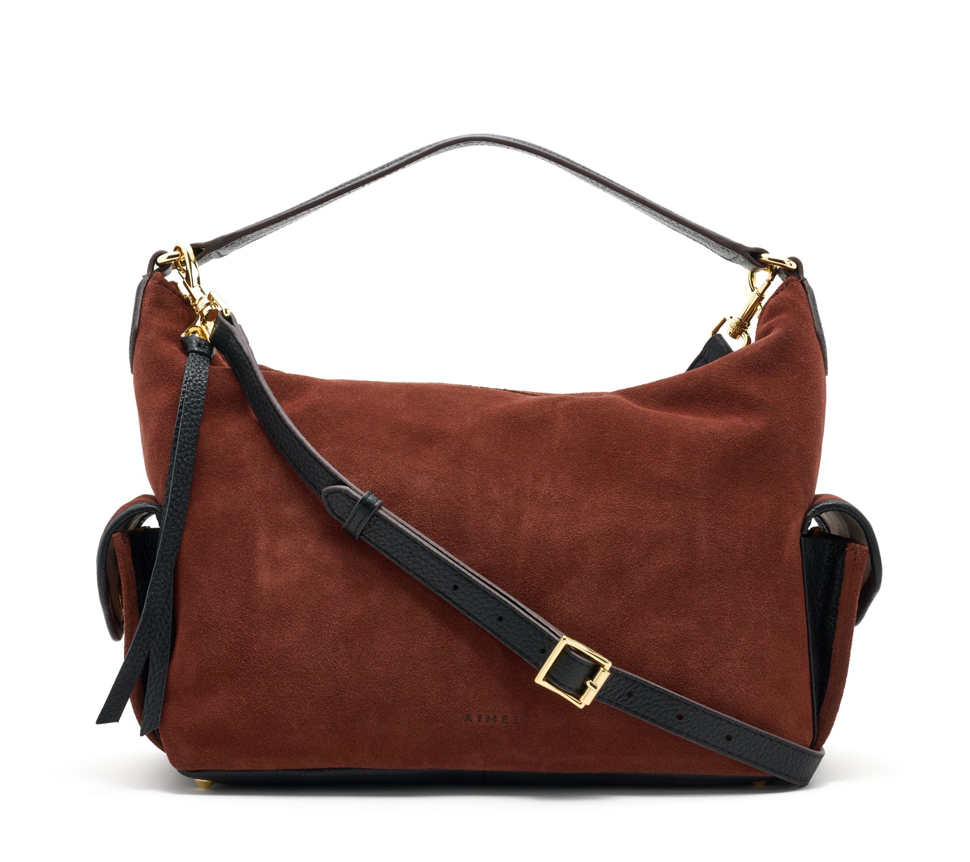 "As Is" Aimee Kestenberg Bal Harbour Leather Shoulder Bag