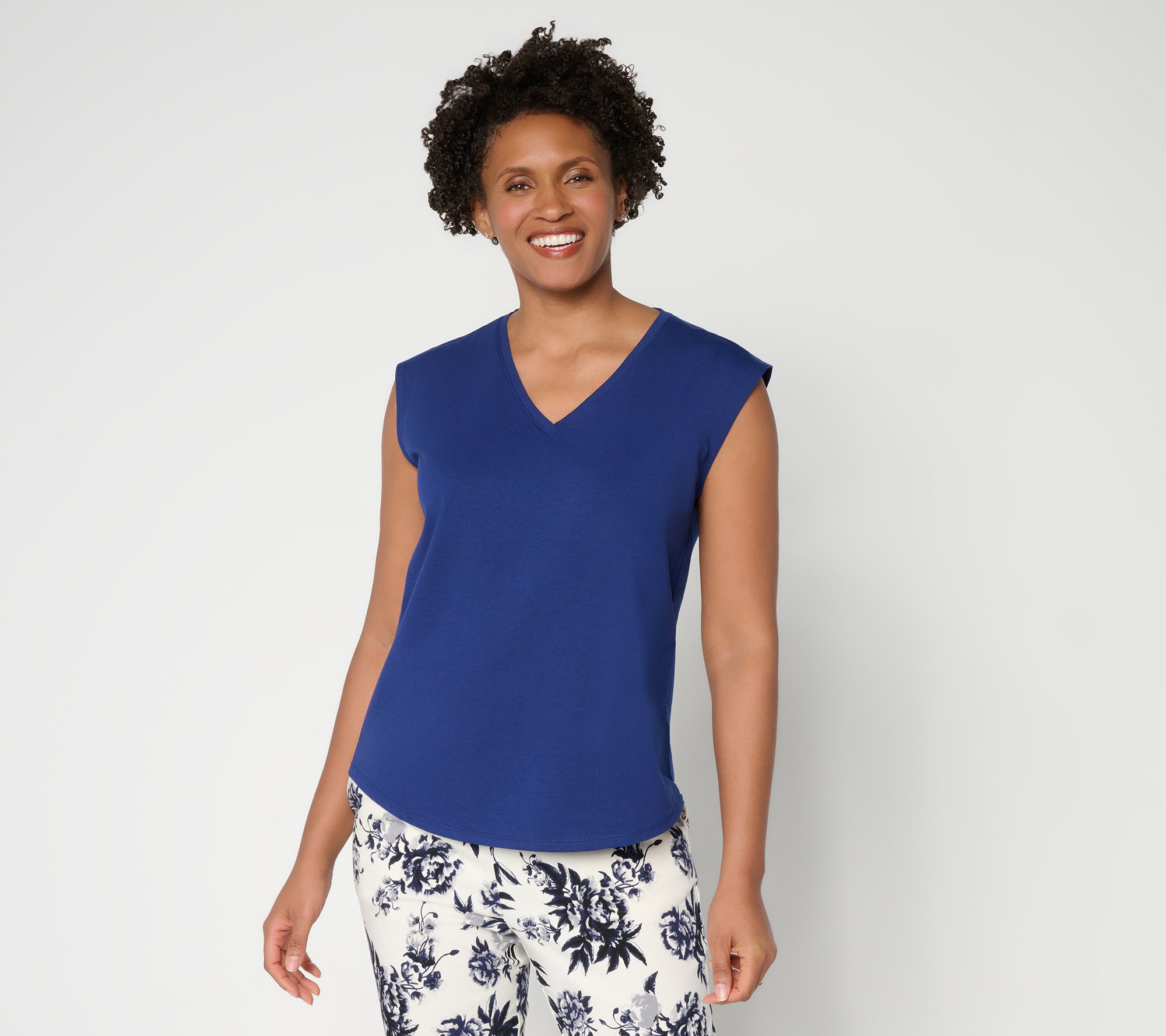 by Stacy London Grab & Go V-Neck Tank Top