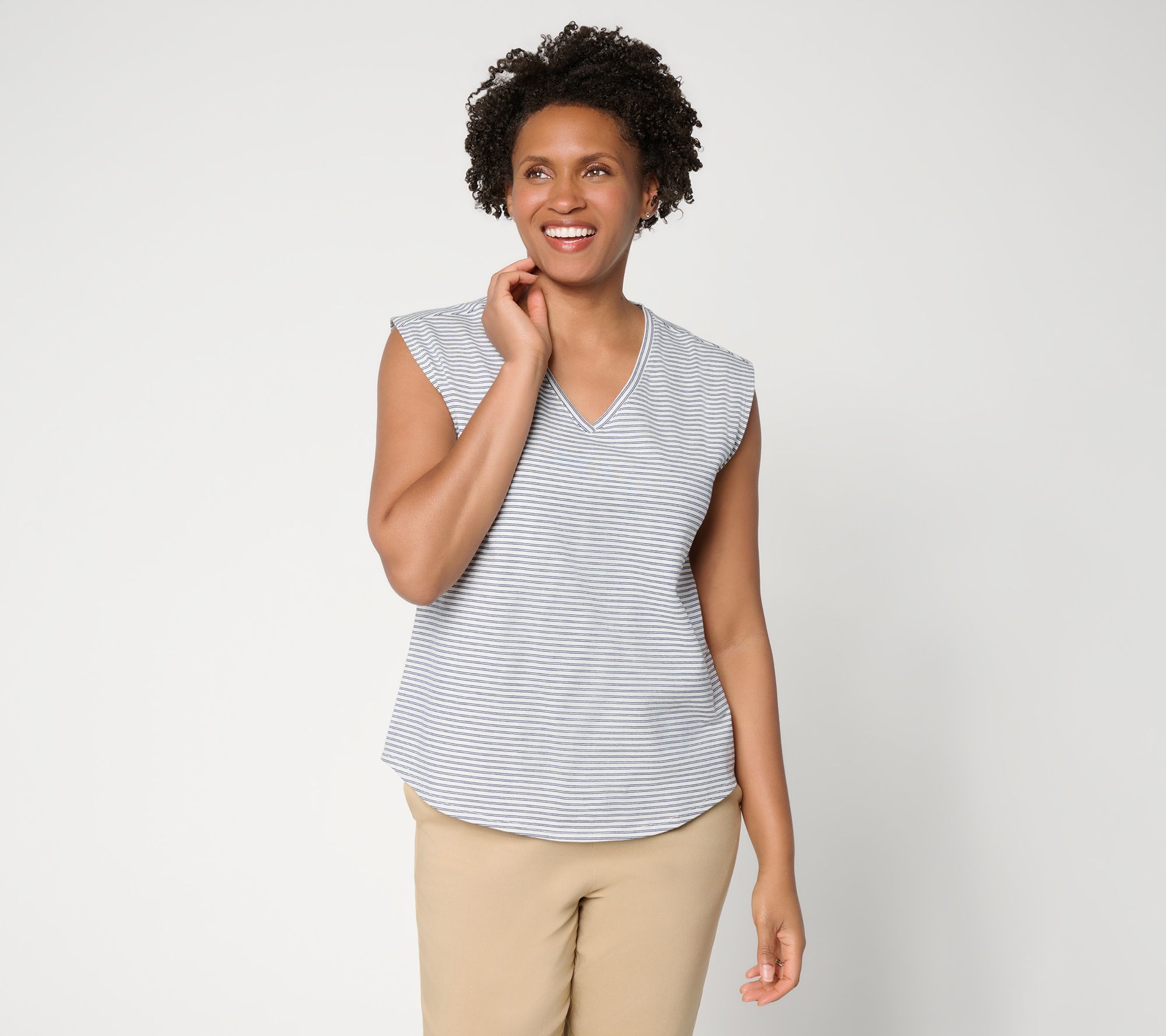by Stacy London Grab & Go V-Neck Tank Top