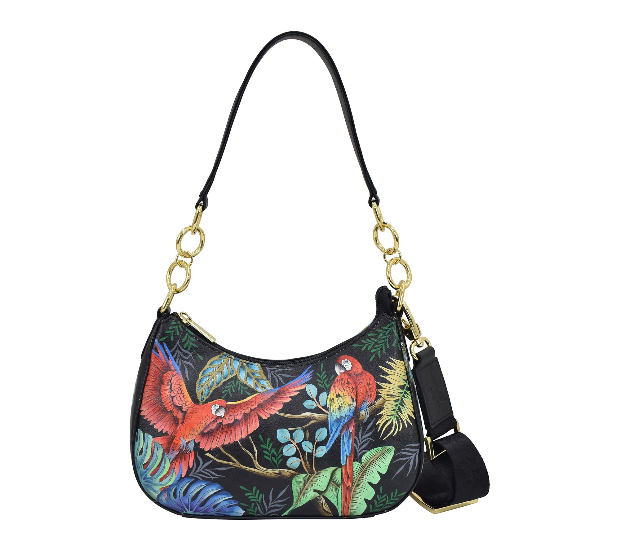Anuschka Painte d Leather Small Convertible Ho bo