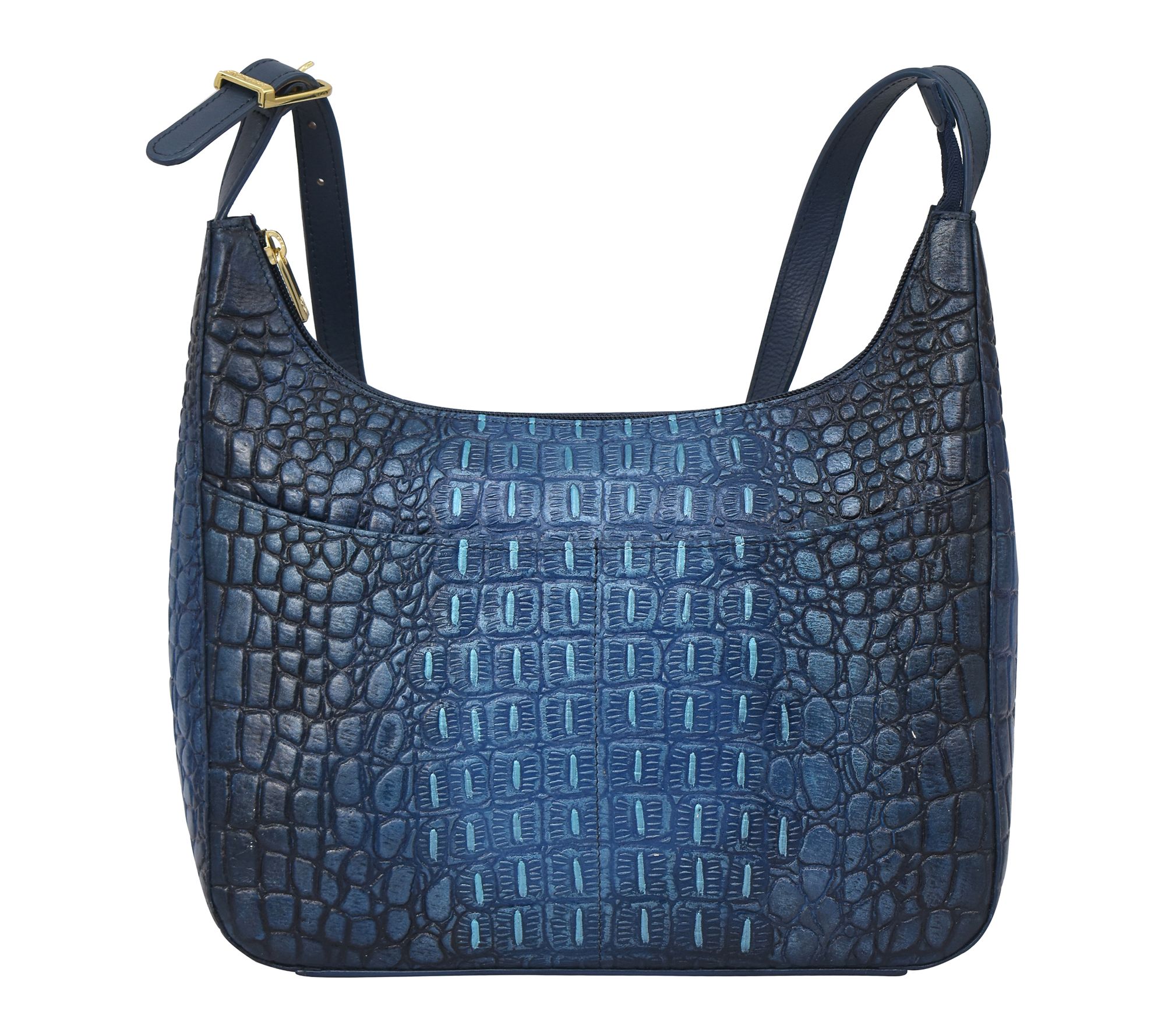 Anushcka Painted Leather Medium Shoulder Hobo