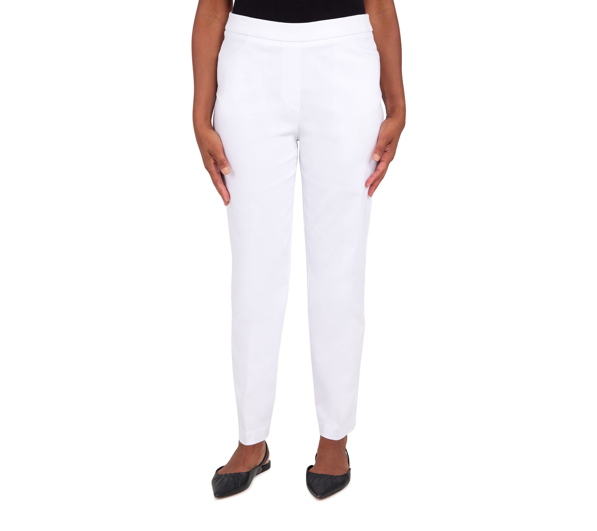 Alfred Dunner Petite Super Stretch Short LengthDenim Pants