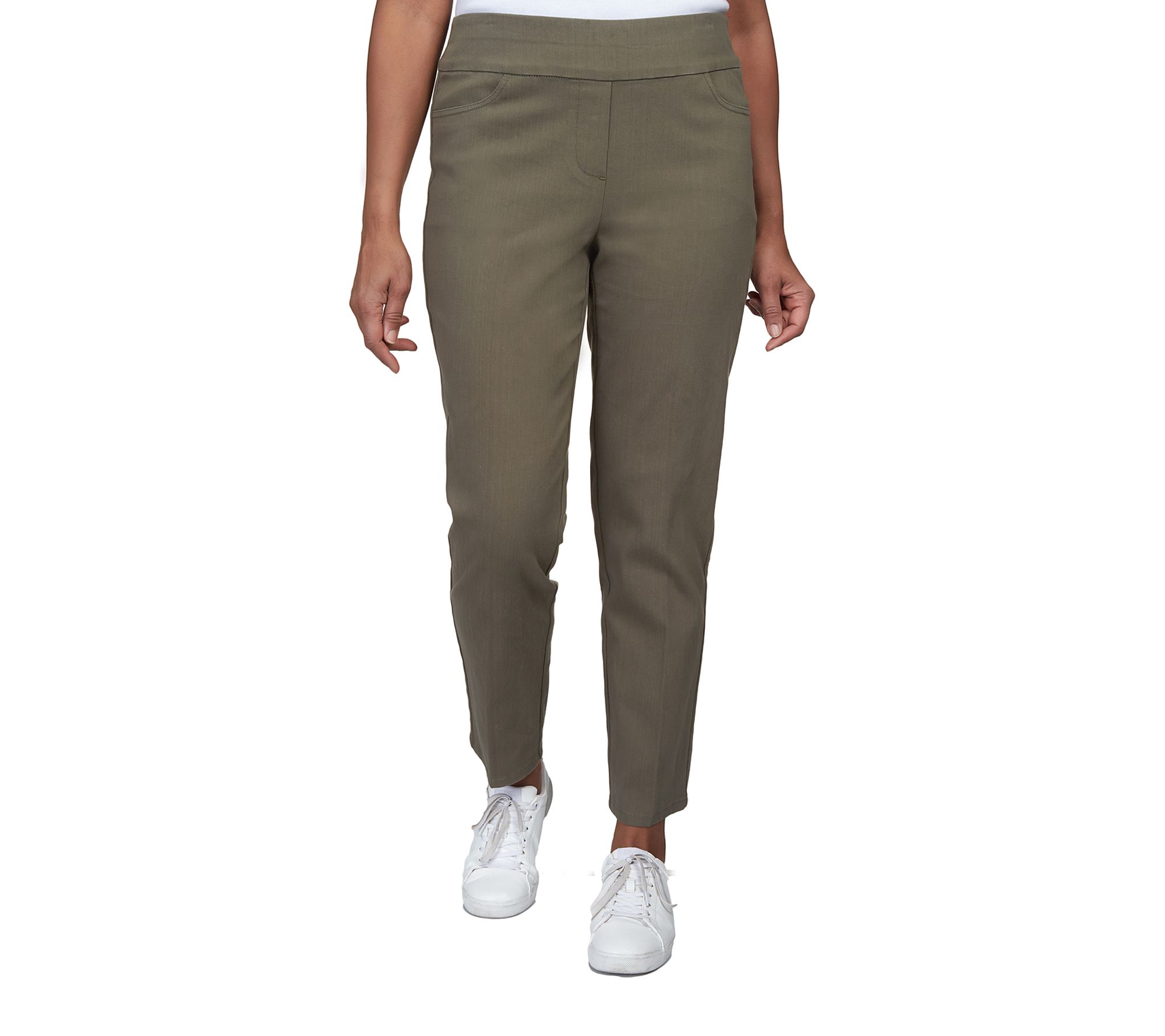 Alfred Dunner Petite Super Stretch Short LengthDenim Pants