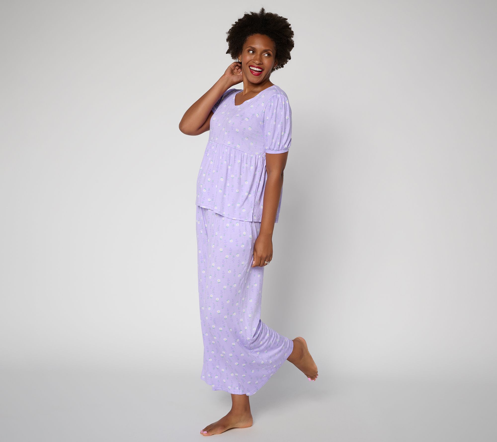 MUK LUKS Volume Sleeve Pajama Set