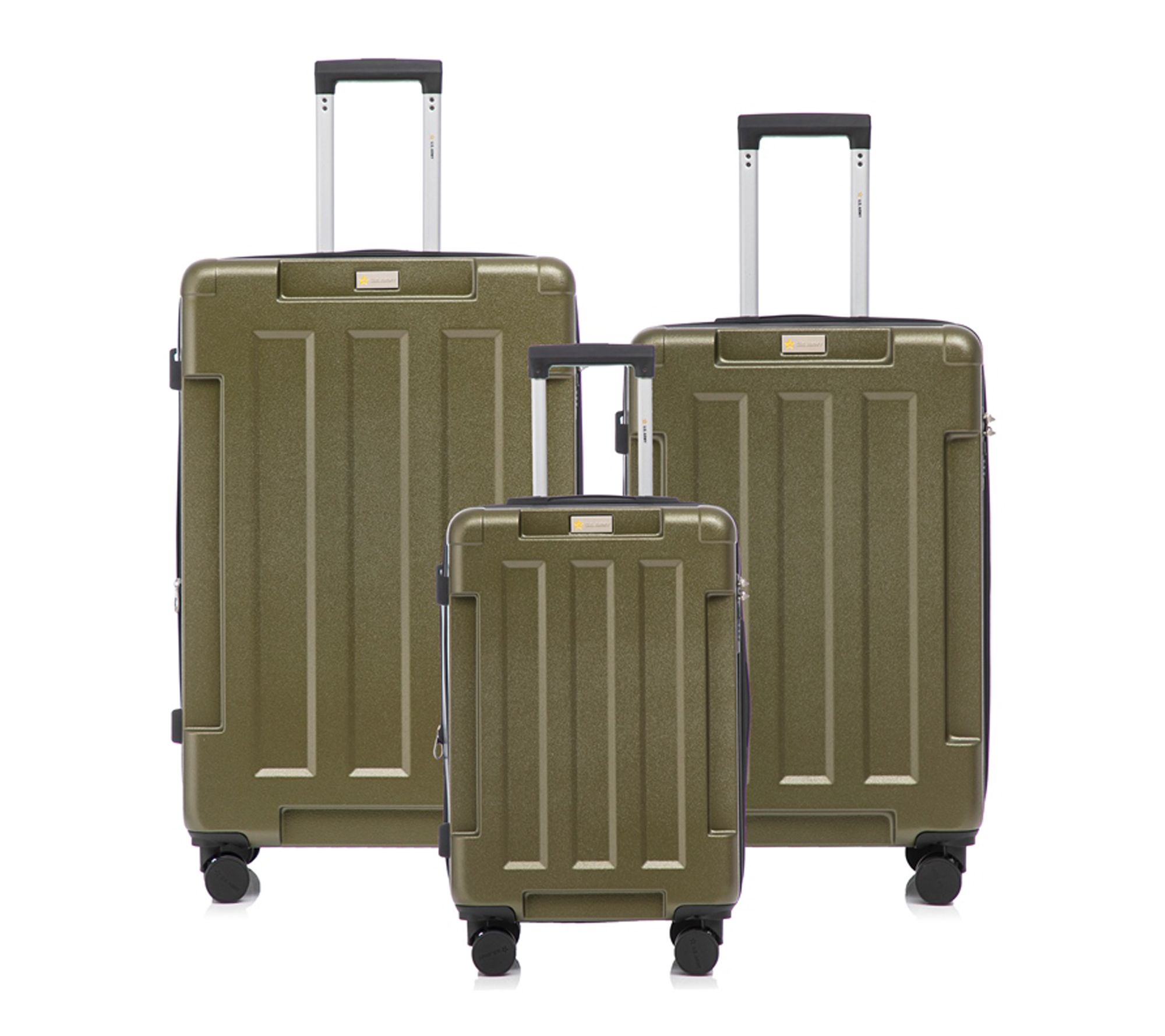 U.S Army Hawk 3-Piece Luggage Set - LightweightExpandable ABS