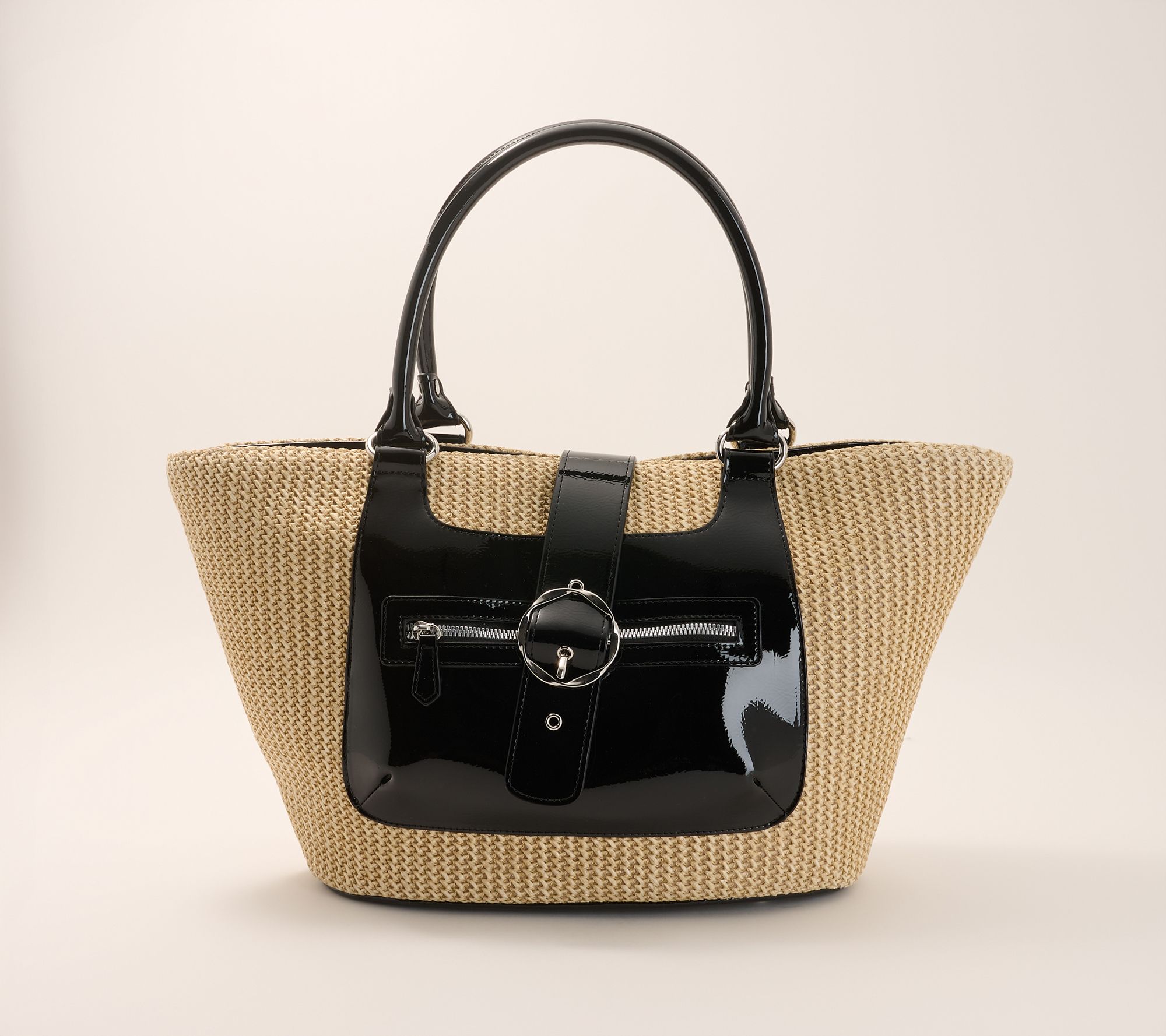 Kim Gravel Glam Harbor Raffia Tote