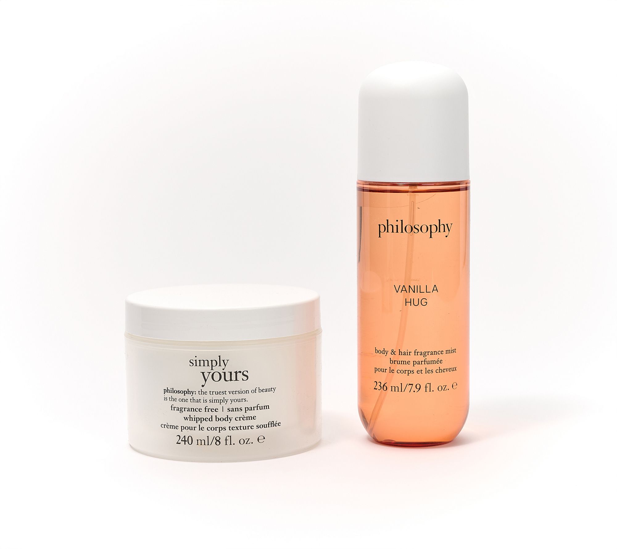 philosophy simply refresh body, hair & skin 2pc set