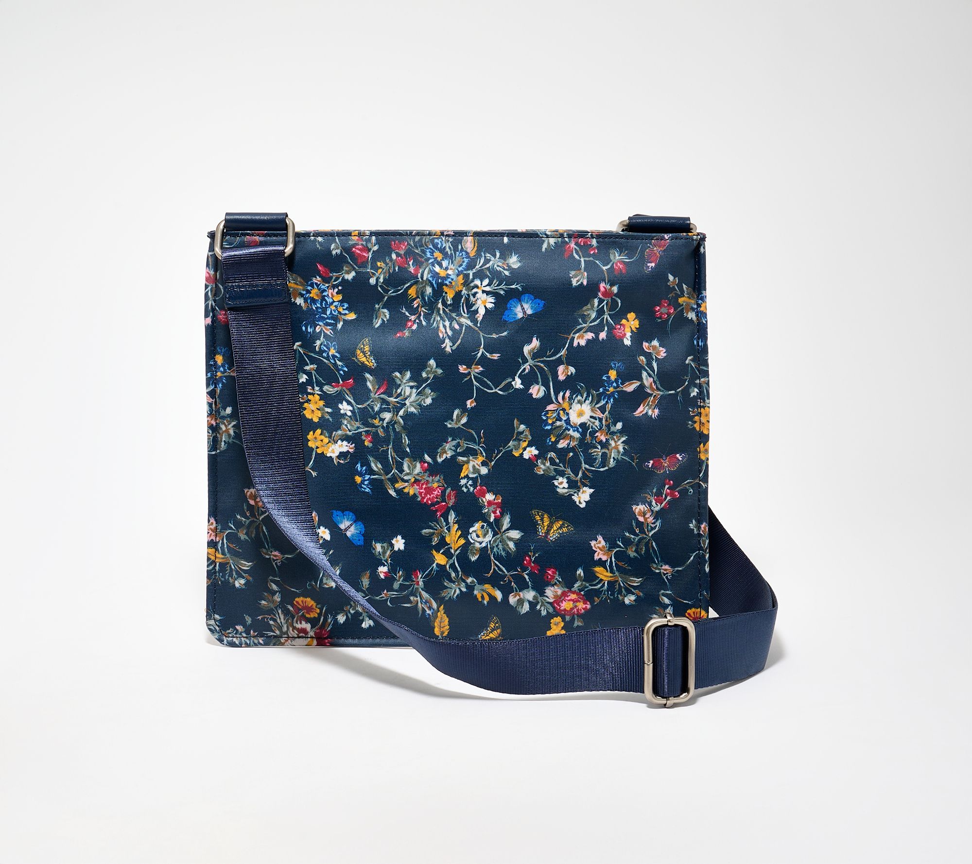 "As Is" Patricia Nash Martine Crossbody Coated Canvas