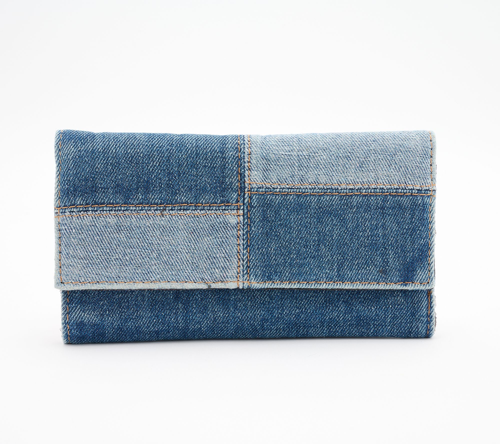 Patricia Nash Denim Patchwork Terresa Wallet