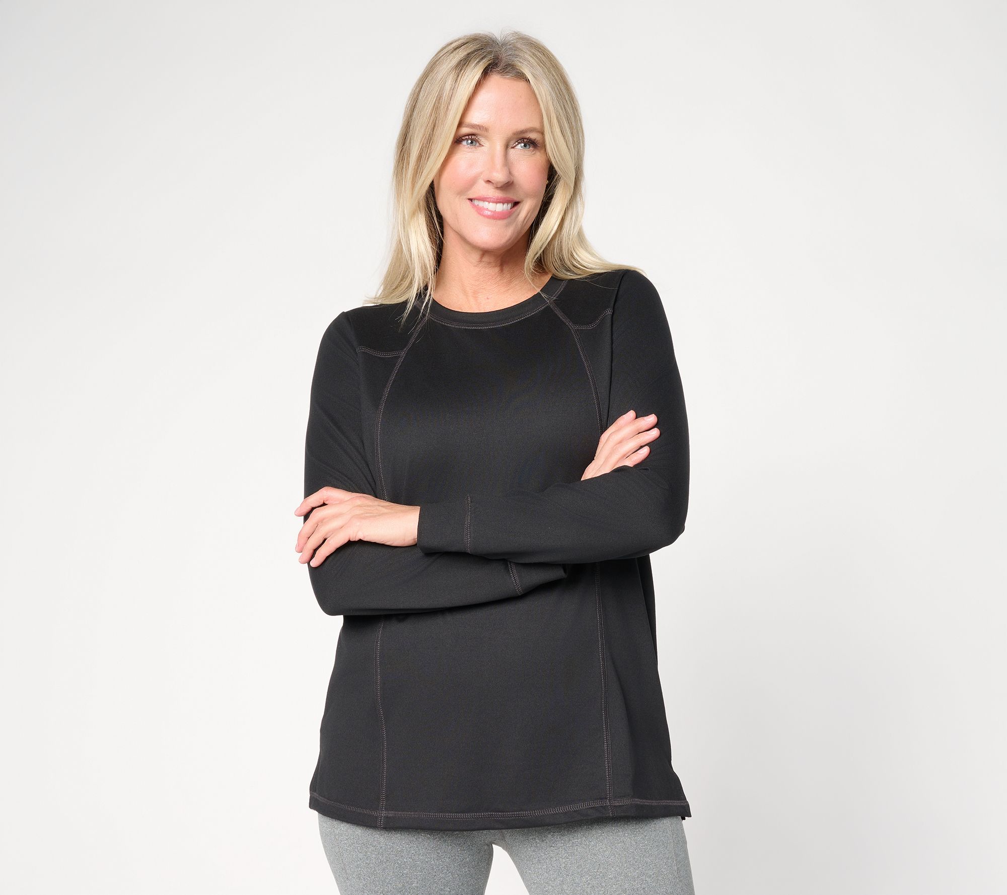 "As Is" Belle Body by Kim Gravel Athletic Jersey Long Sleeve Top