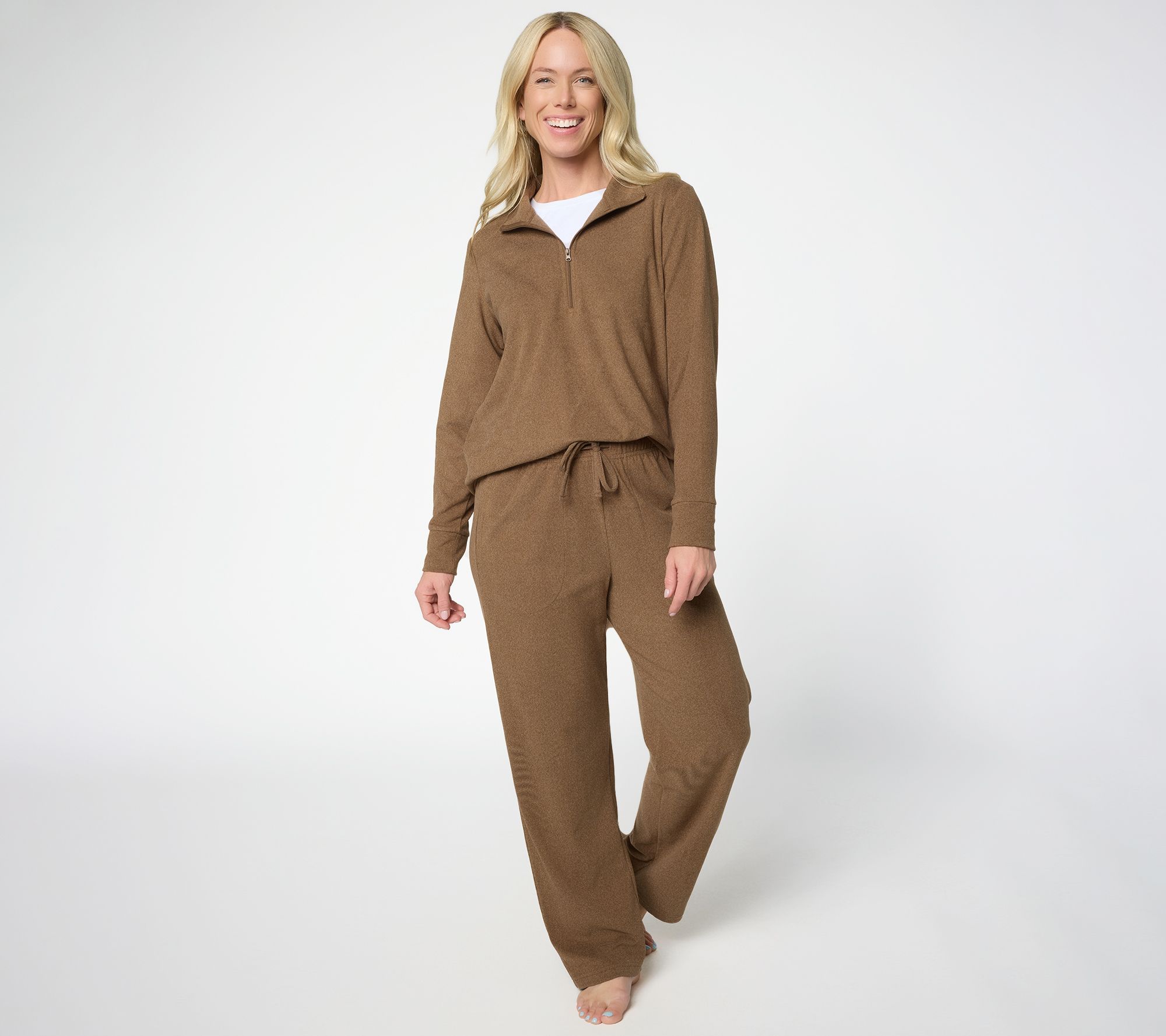 Berkshire Homewear Tall 1/4 Zip & Pant Lounge Set