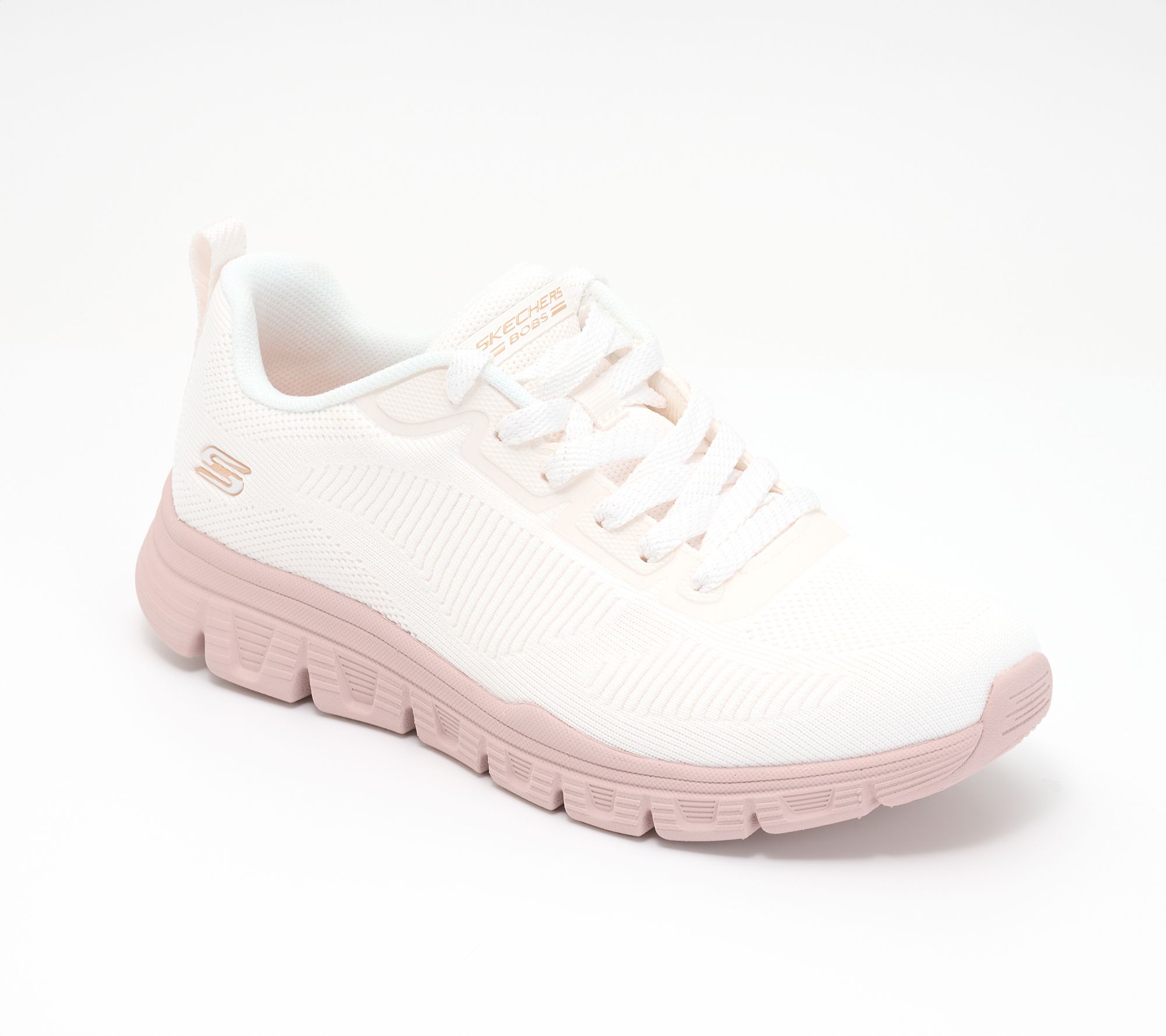 "As Is" Skechers Bobs B Lite Knit Slip On Sneakers