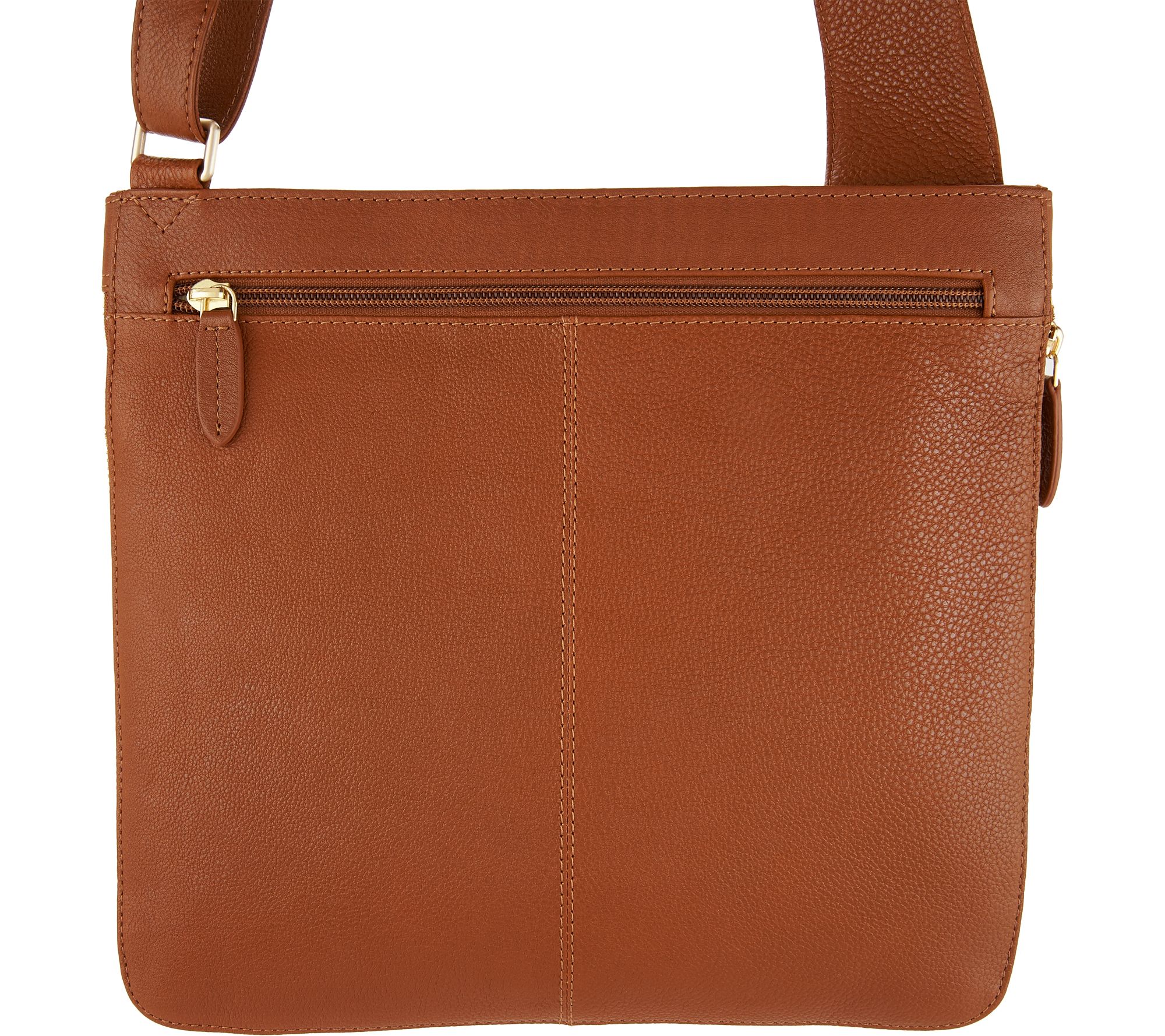 "As Is" RADLEY London Pocket Leather Large ZipTop Crossbody