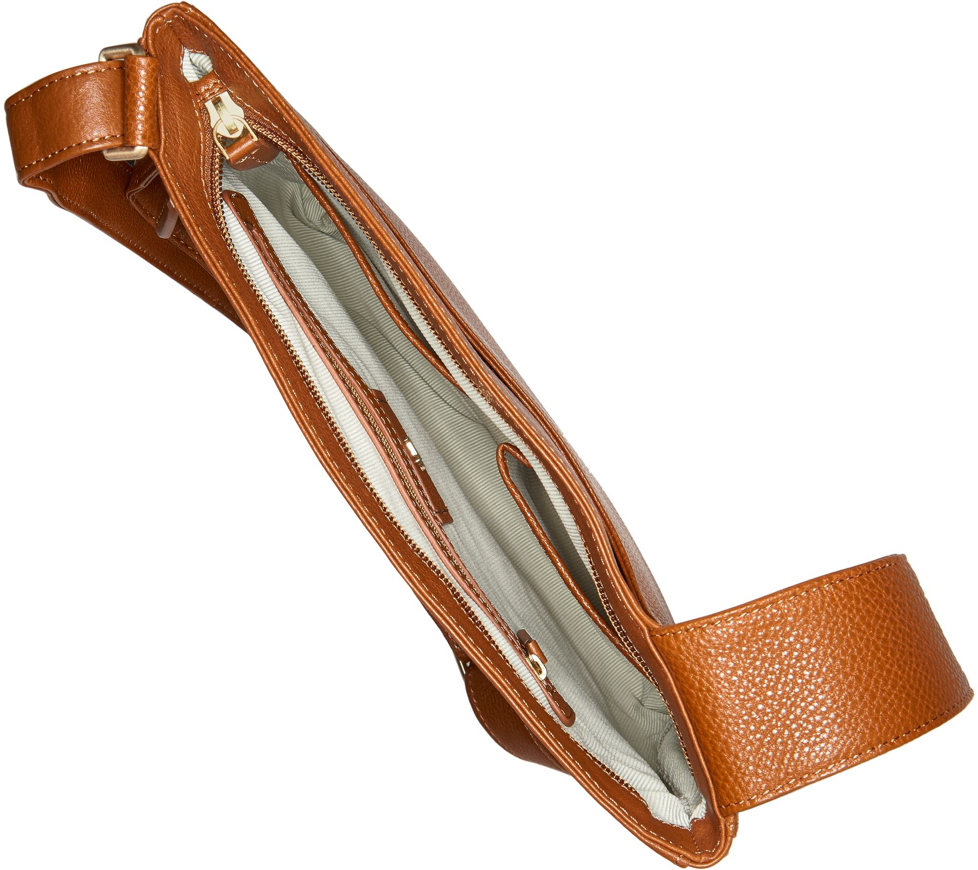 "As Is" RADLEY London Pocket Leather Large ZipTop Crossbody