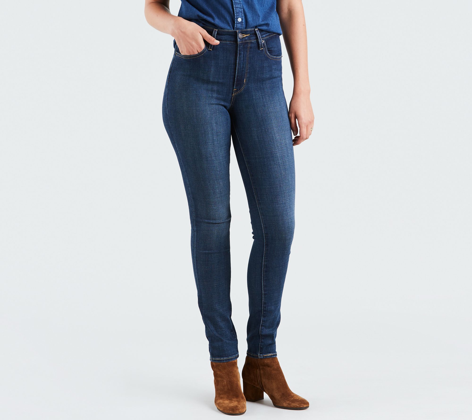 levi's 721 high waisted skinny jeans