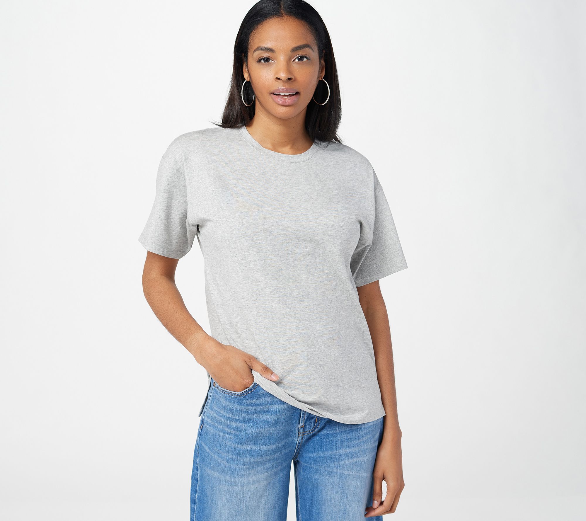 Serra Retreat by Joie Rucker The Relaxed Tunic Tee - QVC.com