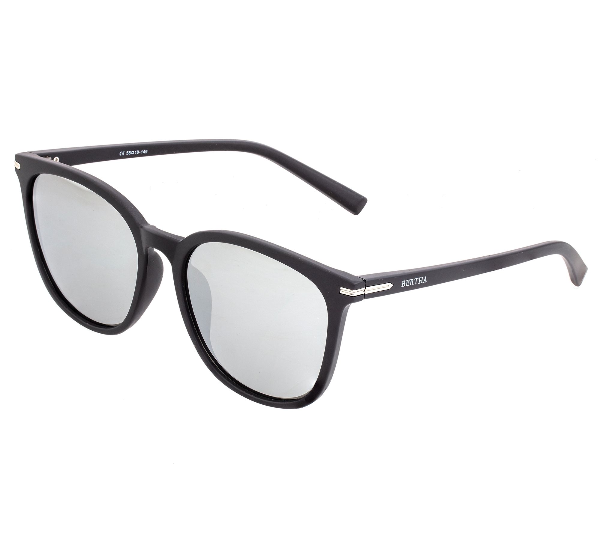 Bertha Polarized Wayfarer Sunglasses - Piper
