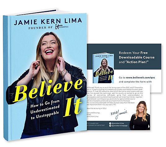 Believe IT Book with Course & Action Plan By Jamie Kern Lima