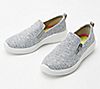 "As Is" Ryka Slip-On Shoes with Zip Detail - Ally Tweed