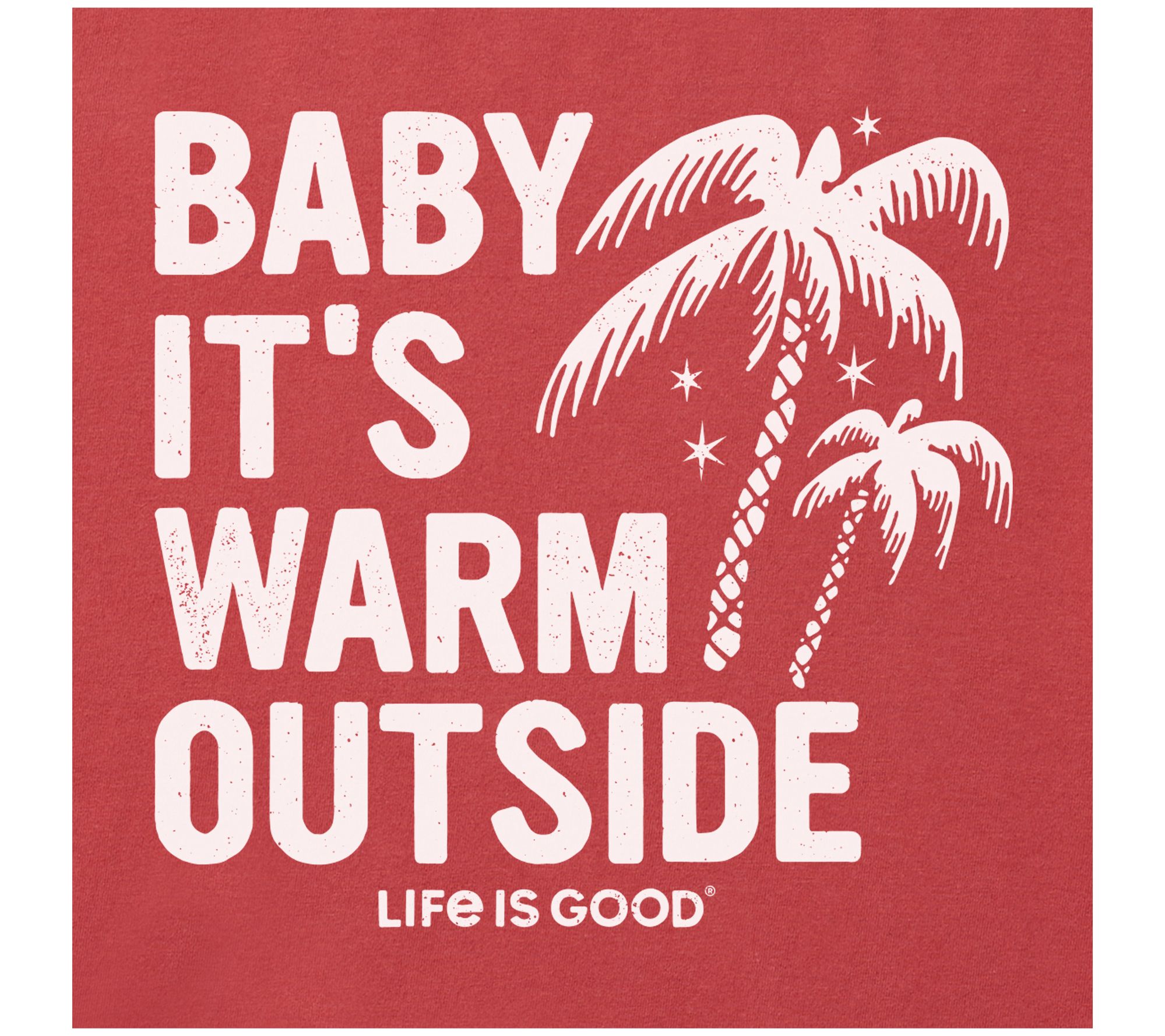 Life is Good Men's Warm Outside Crusher Tee