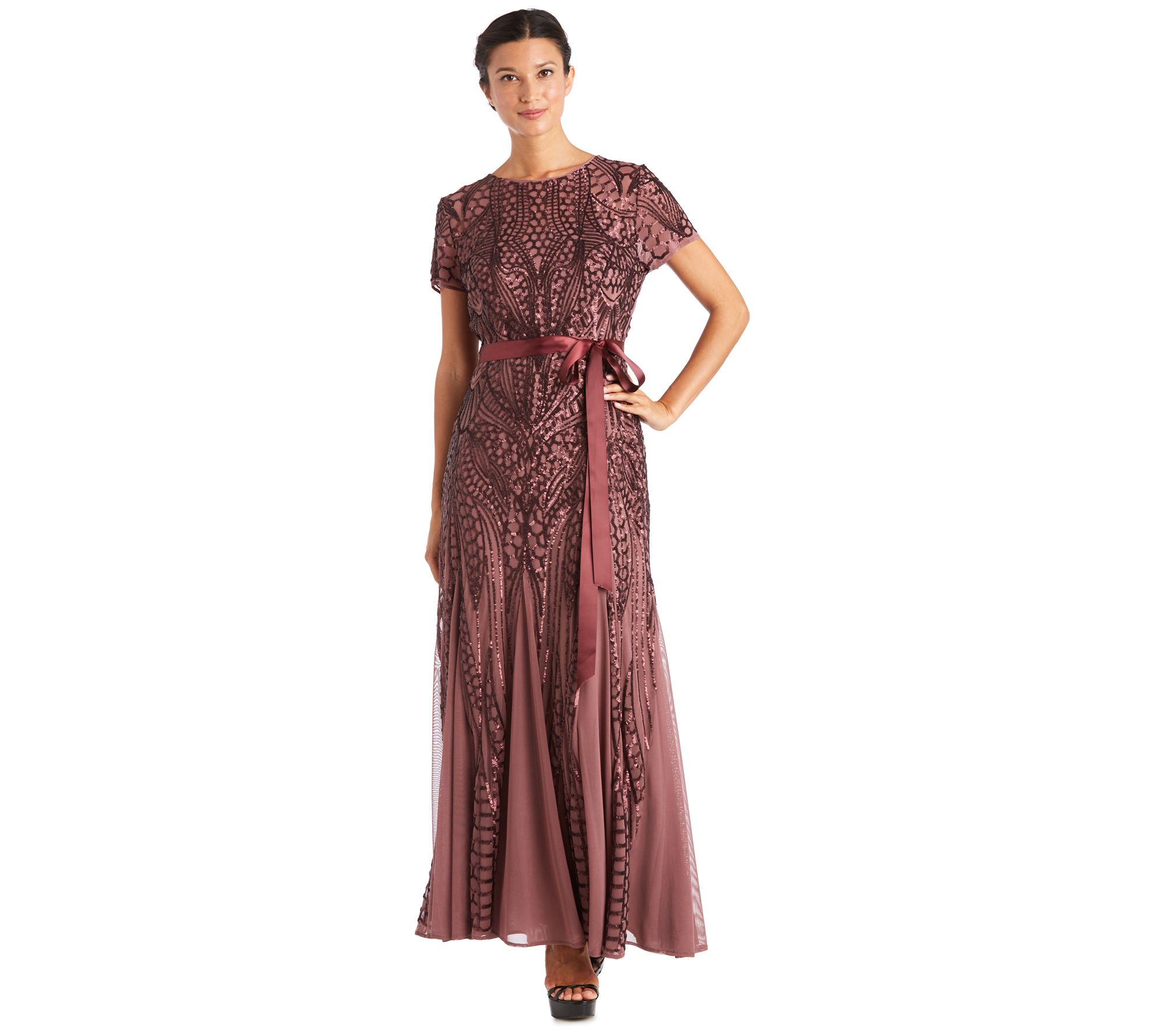 QVC Long Mother of the Bride Dresses