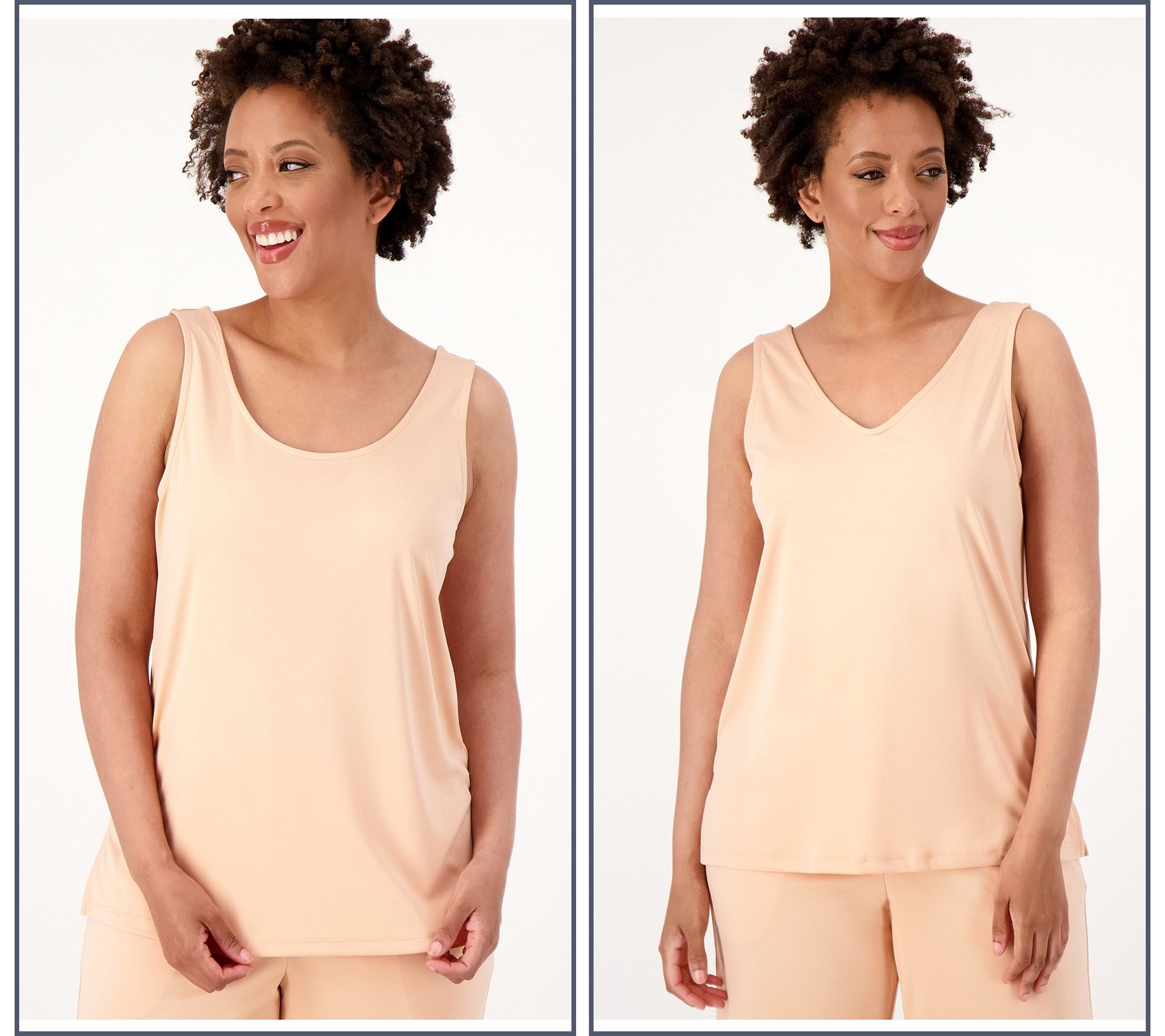 Cuddl Duds Jade Infused Two-Way Tank Top
