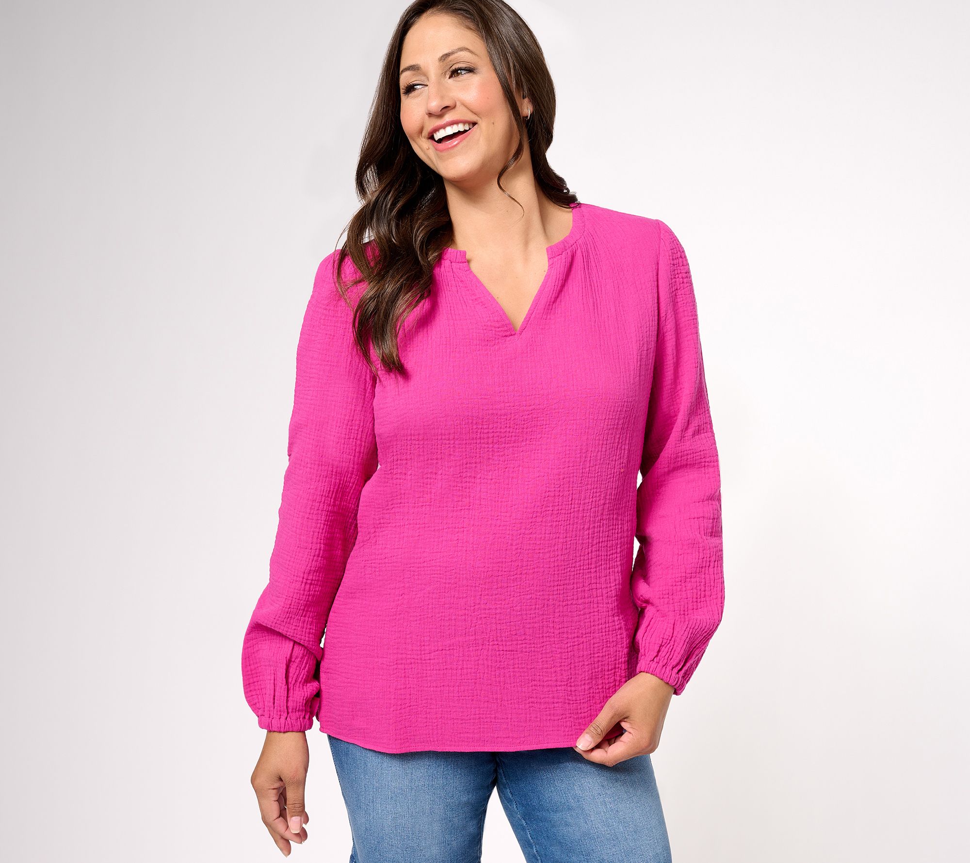 Ladies tops shop new arrivals qvc