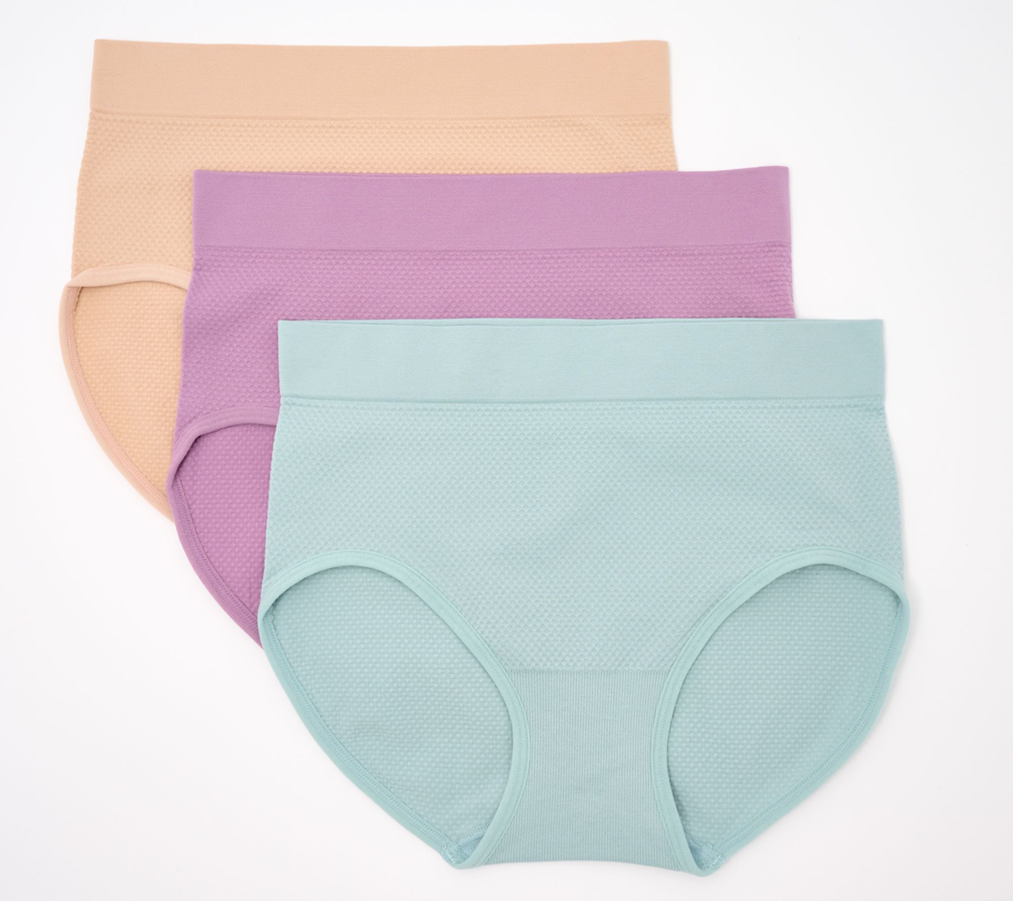 Breezies Air Effects Breathable Brief Panties 3 Pack