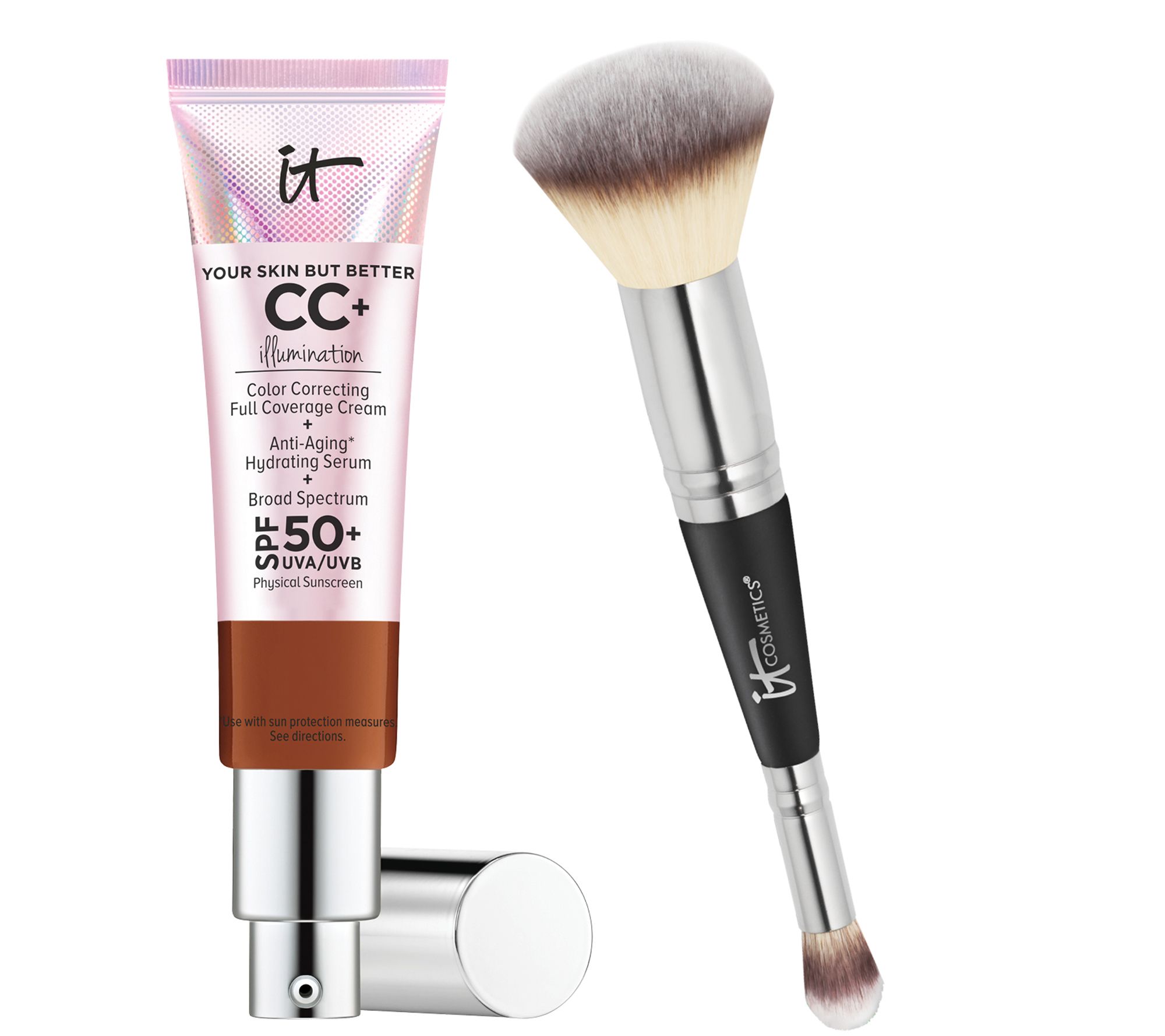 IT Cosmetics Super-Size Full Coverage CC Cream SPF 50 w/Luxe Brush