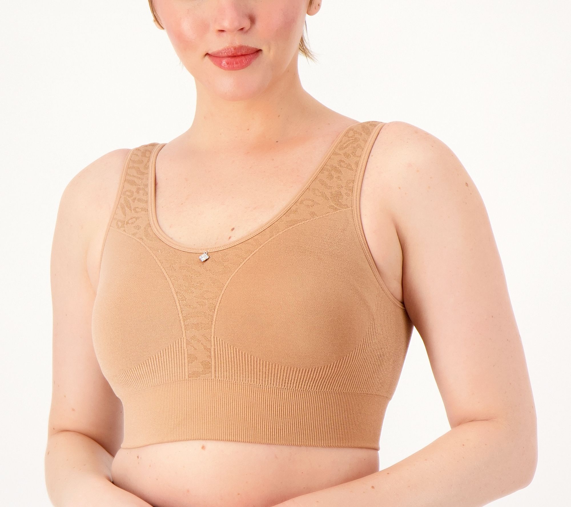 "As Is" Breezies Active Comfort Seamless Wirefree Bra