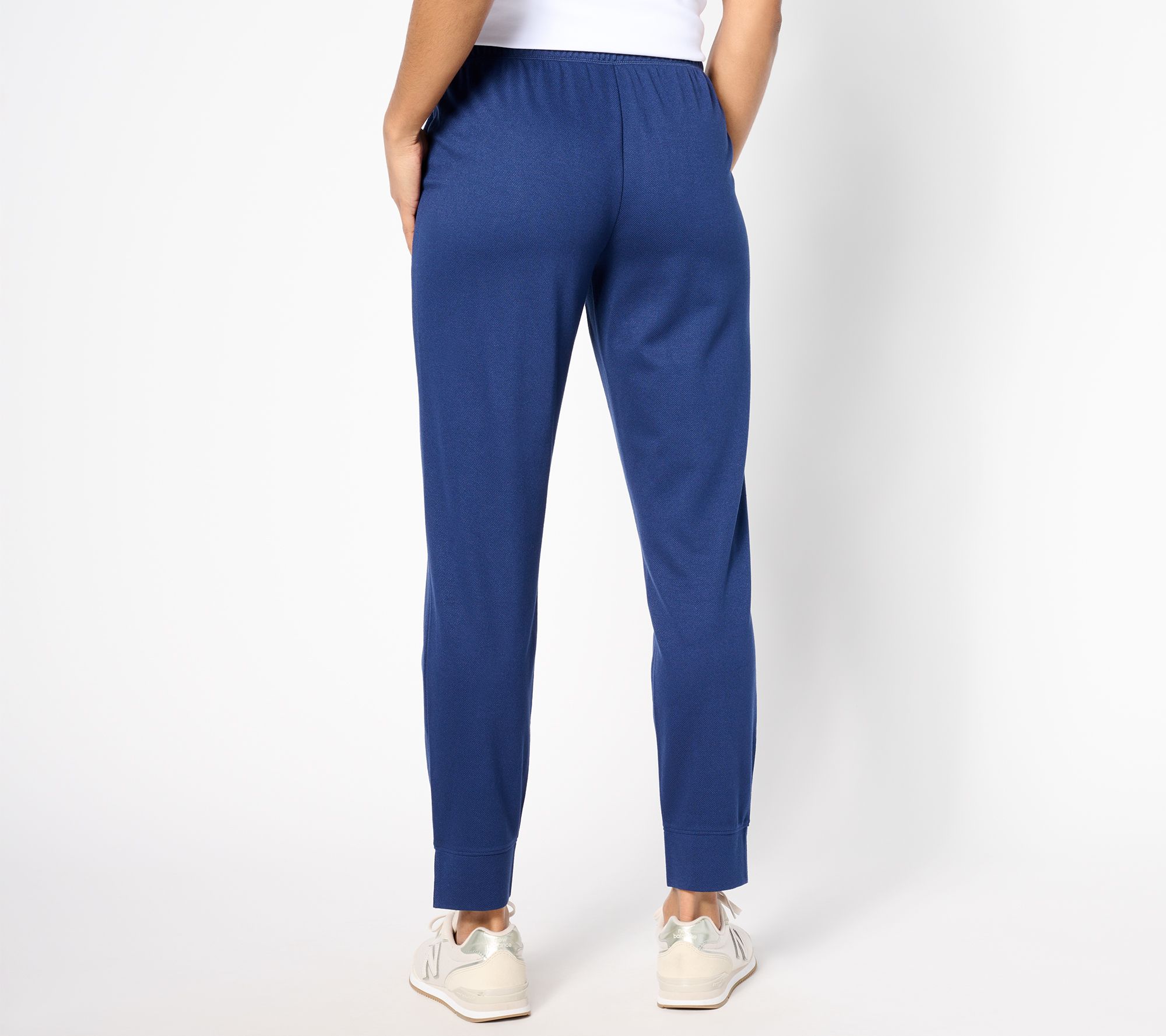 Sport Savvy Petite Tapered Pant with Side Slit - QVC.com