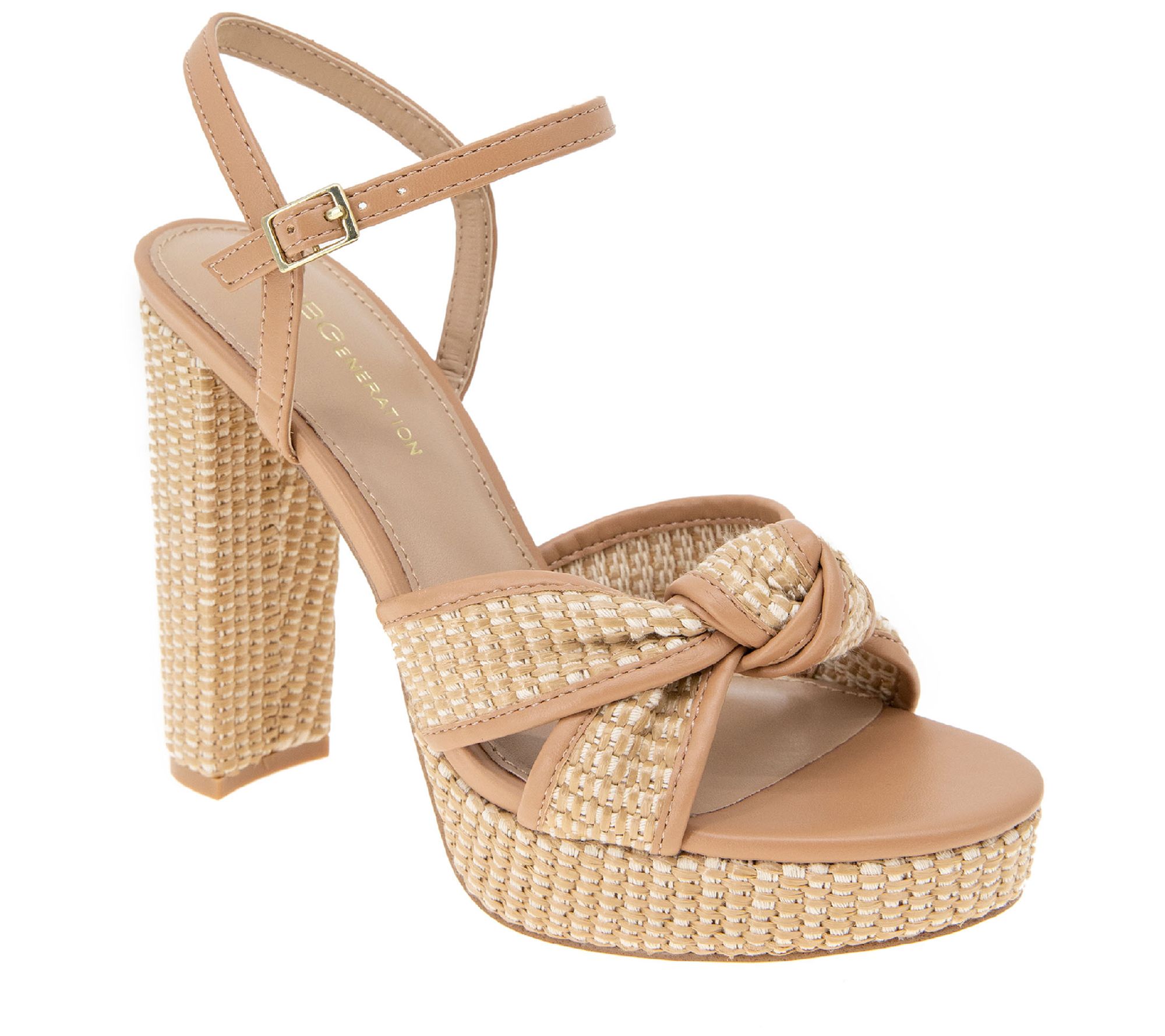 BCBGeneration Platform Sandal with Knotted Upper - Orlie